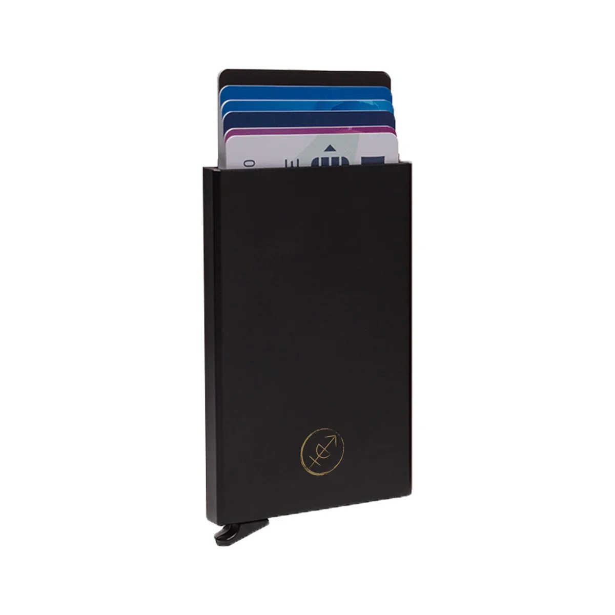 Aluminium Card Holder Black
