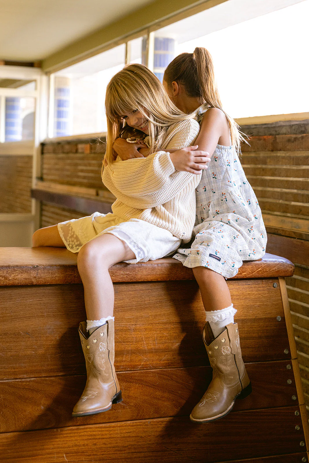Bootstock Cowboy Boot Lily Camel Kids - Image 5