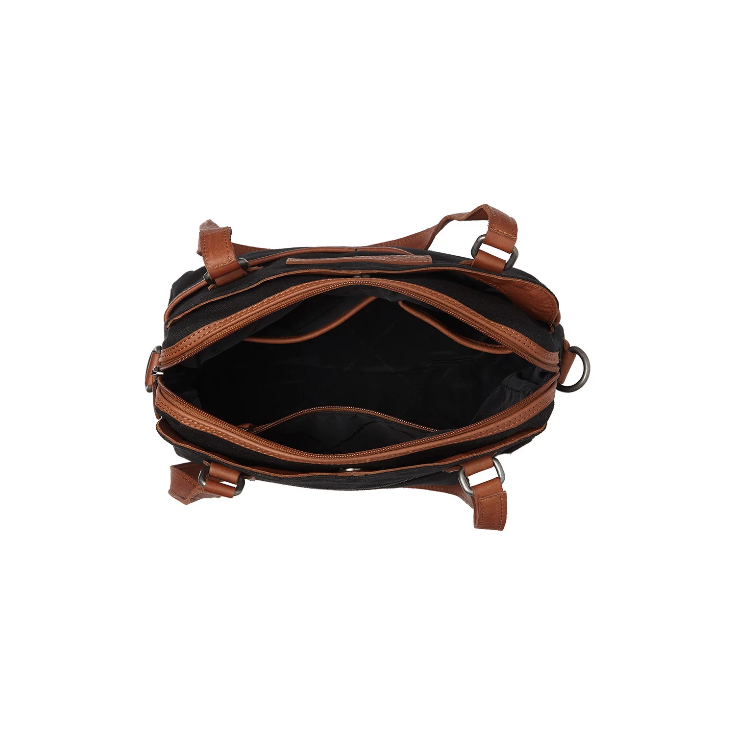 Canvas Shoulder bag Black Millora - Image 3