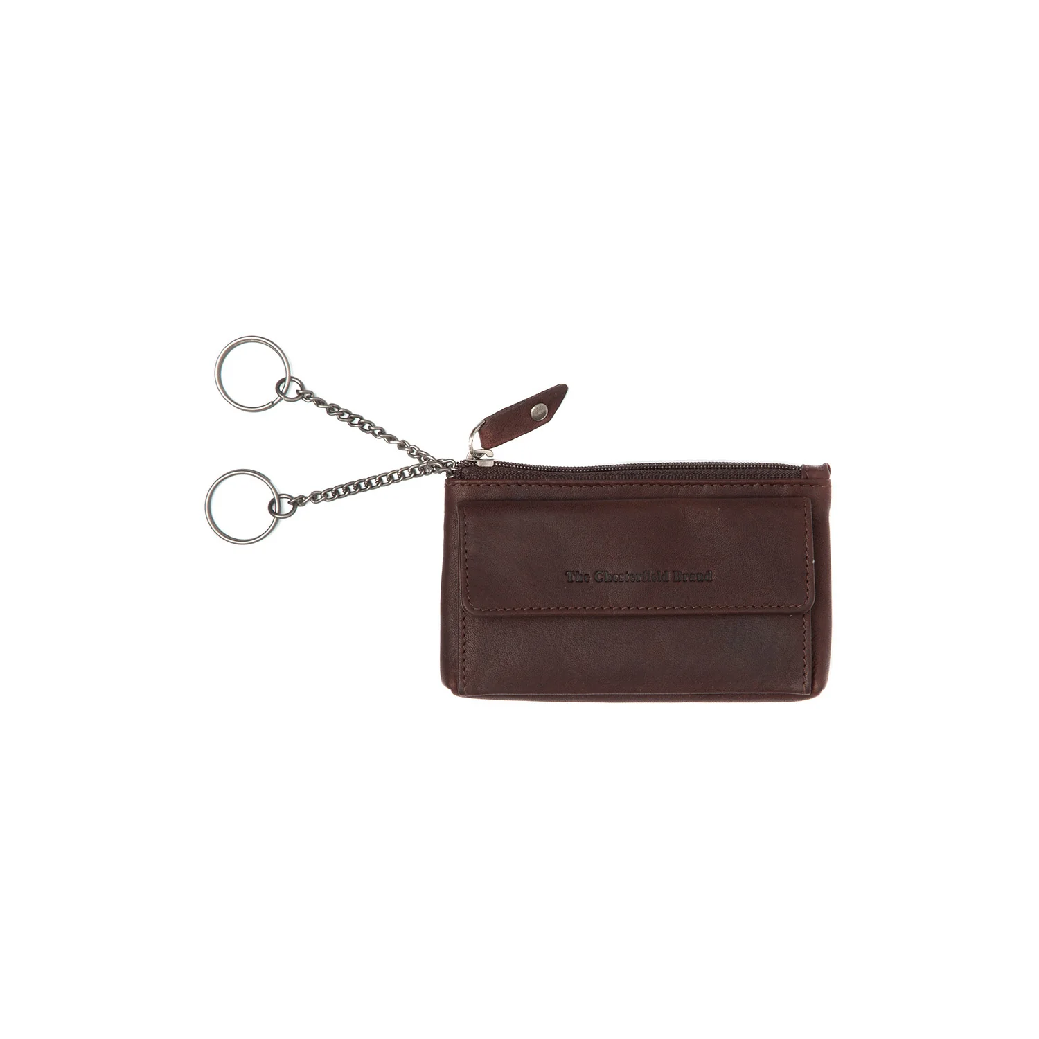 Gift Set Leather Card Holder Brown Leicester - Image 10