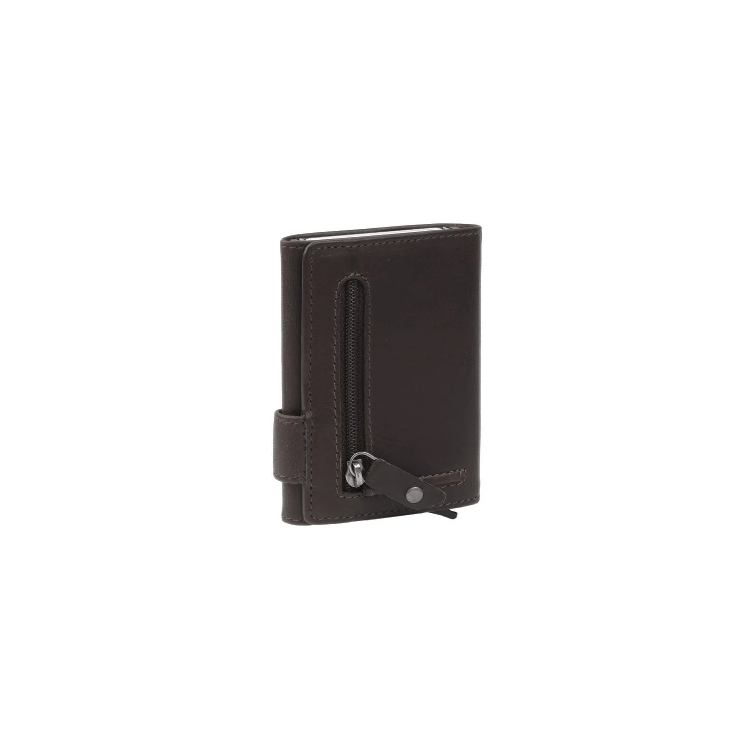 Gift Set Leather Card Holder Brown Leicester - Image 8