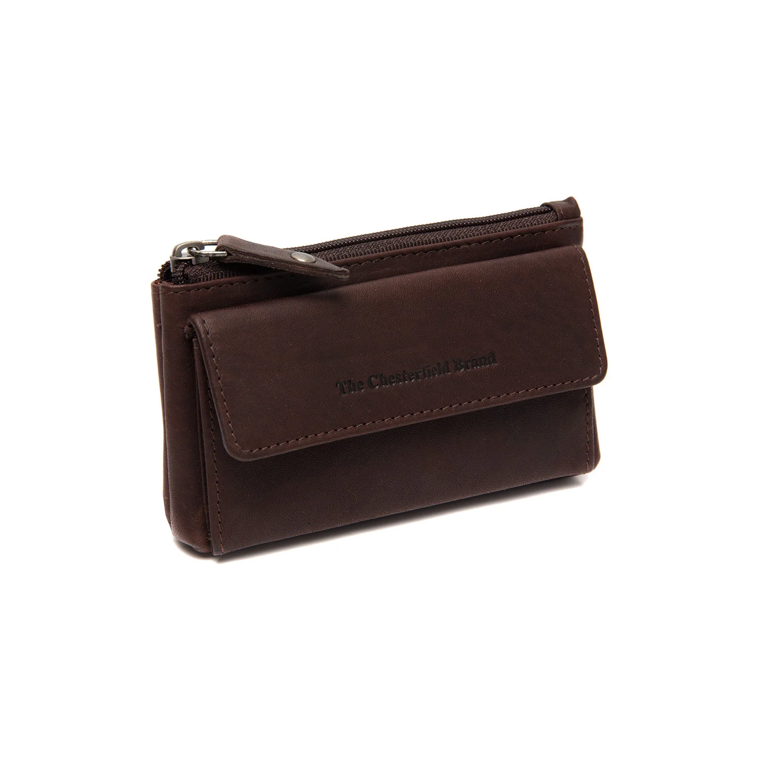 Gift Set Leather Card Holder Brown Leicester - Image 9