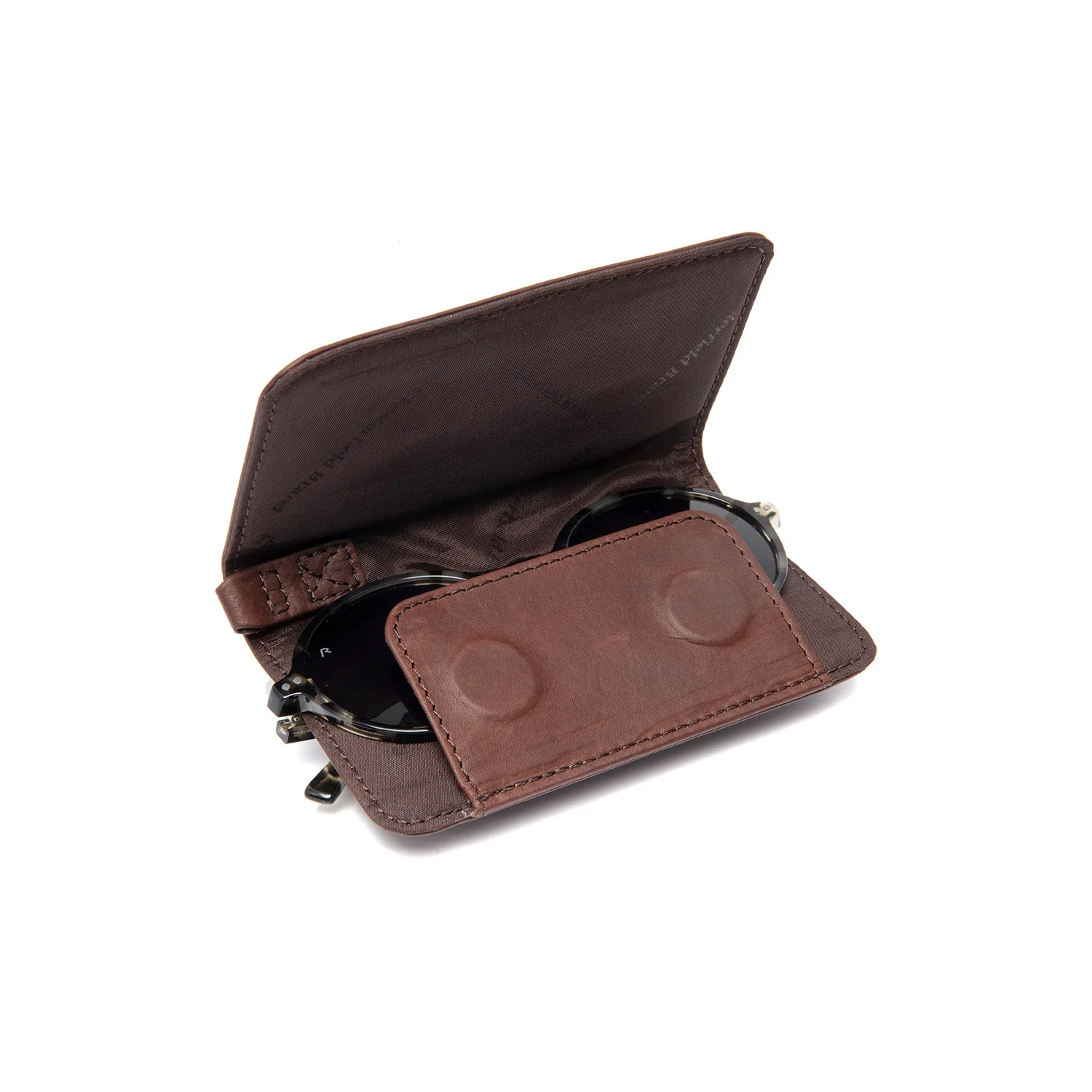 Gift Set Leather Toiletry Bag Brown Stacey with Rituals Shower Foam - Image 11