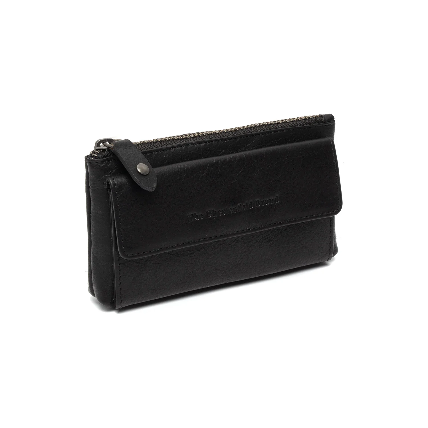 Leather Key Case Black Violette