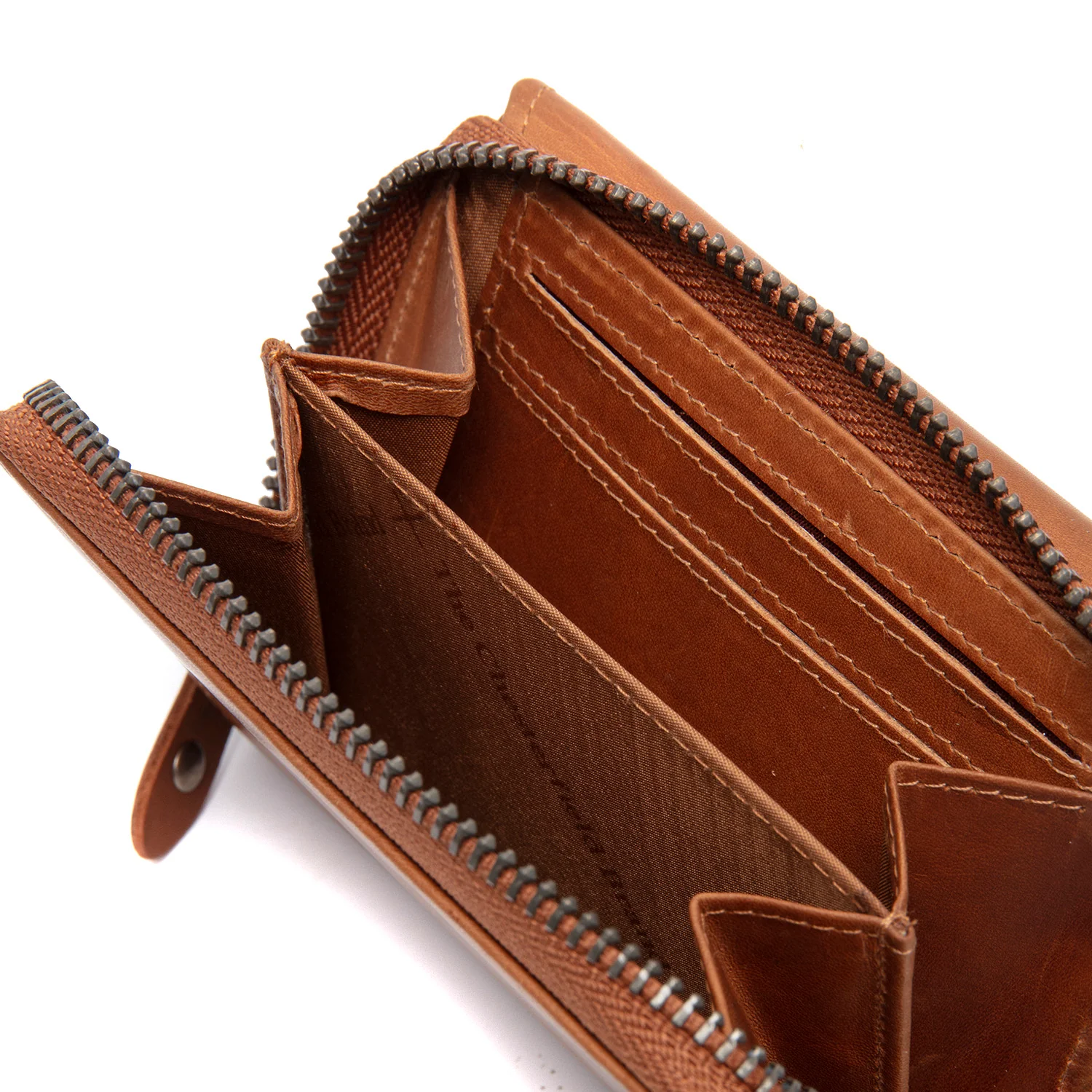 Leather Wallet Cognac Sorraia - Image 2