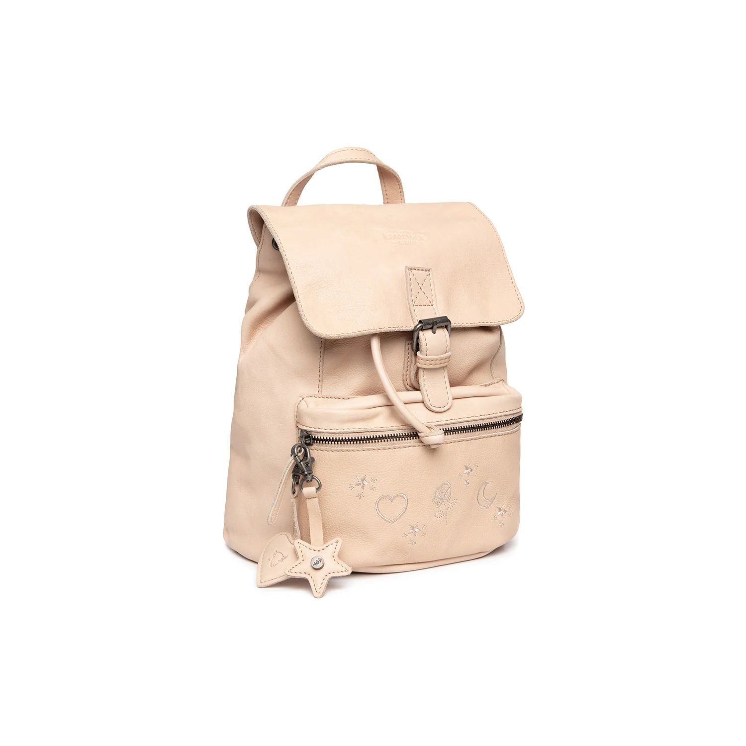 Leather Backpack Beige Westwick