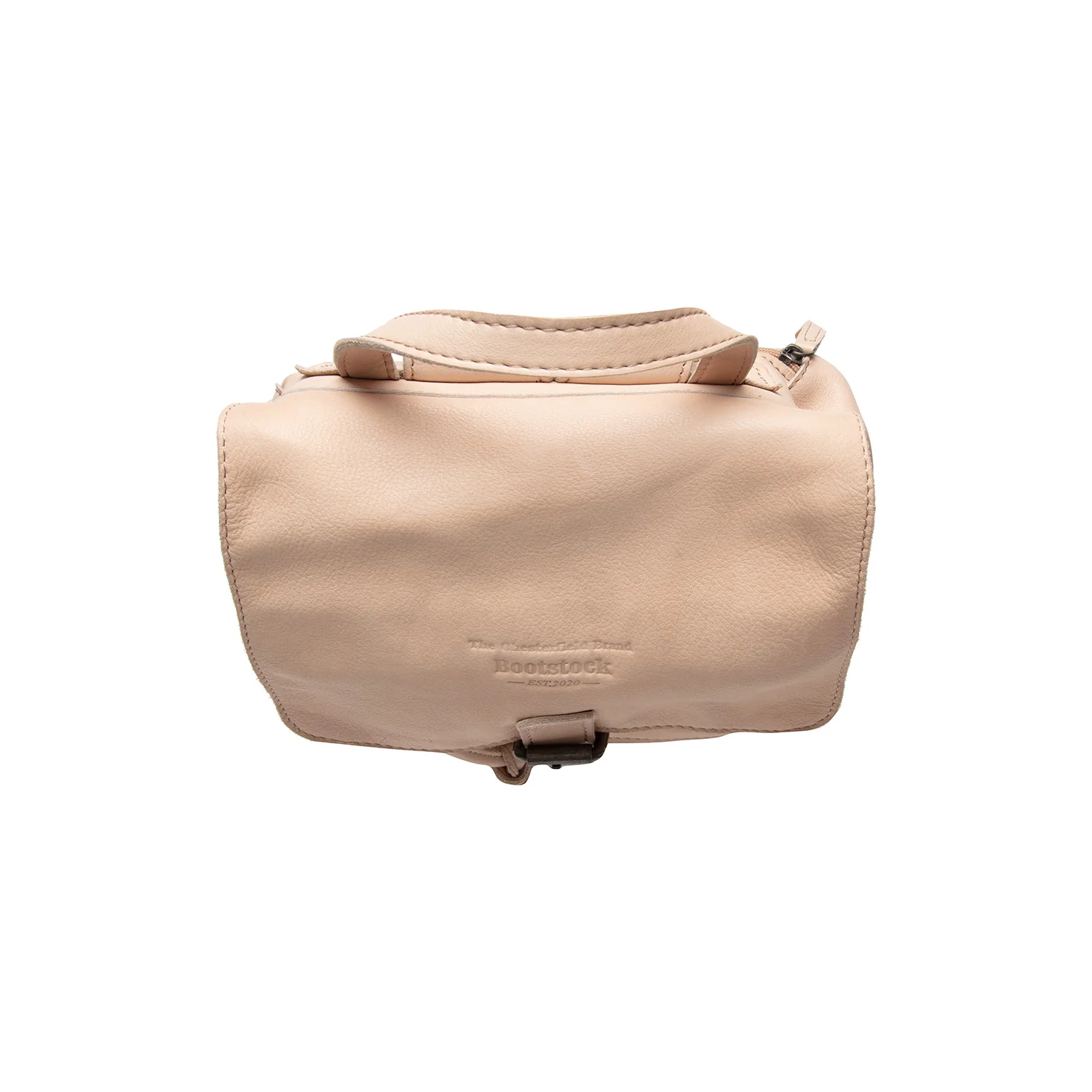 Leather Backpack Beige Westwick - Image 6