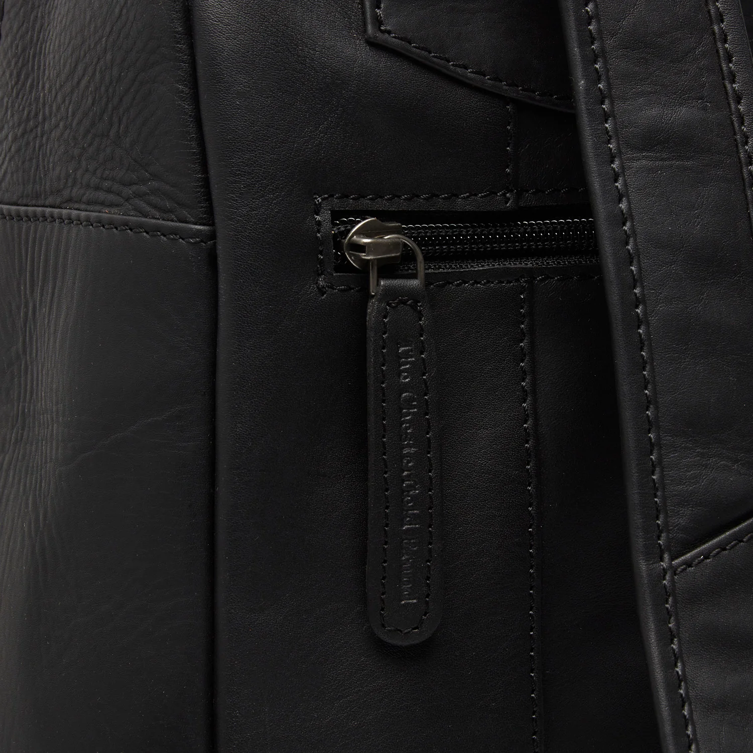 Leather Backpack Black Bellary - Image 5