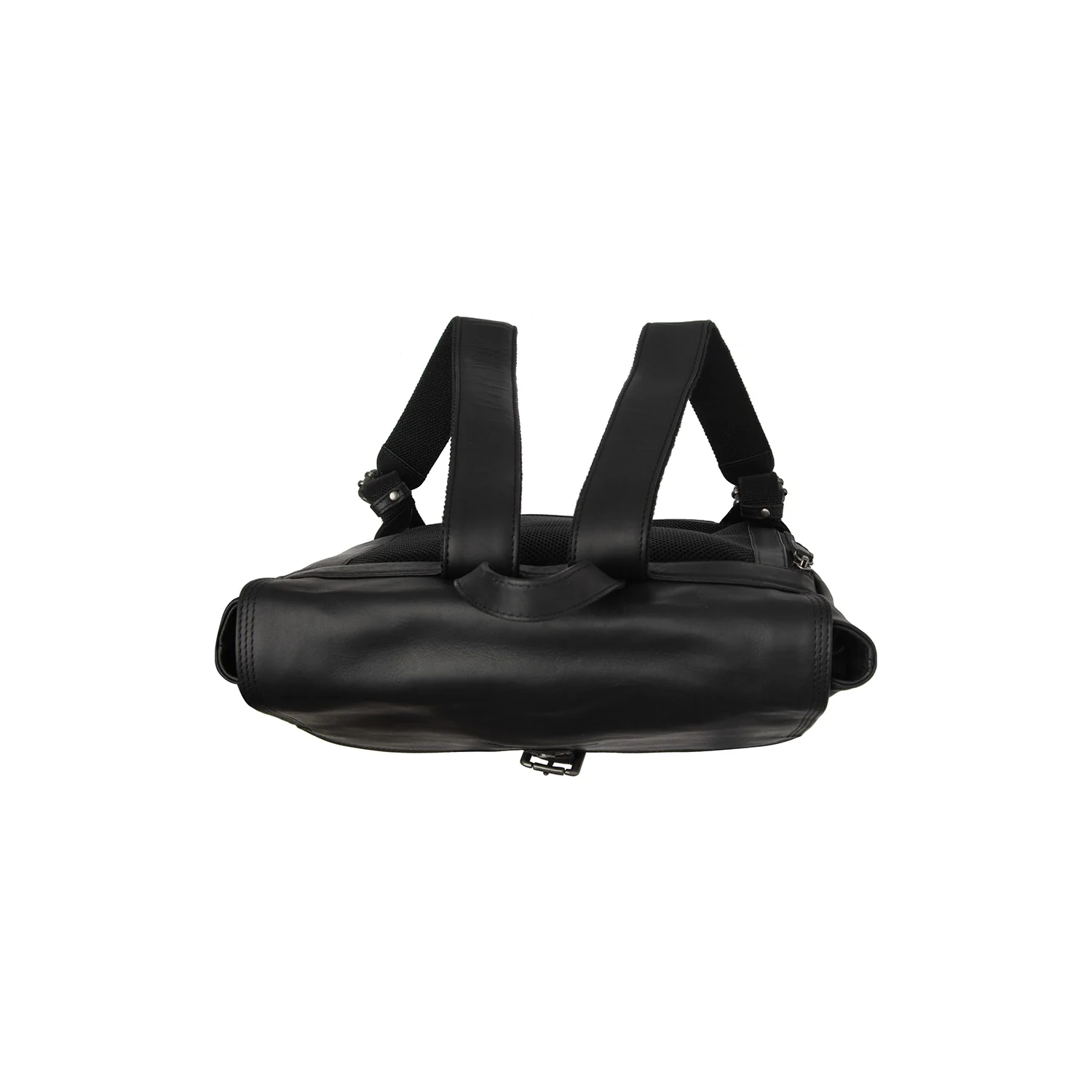 Leather Laptop Backpack Black Farrow - Image 2