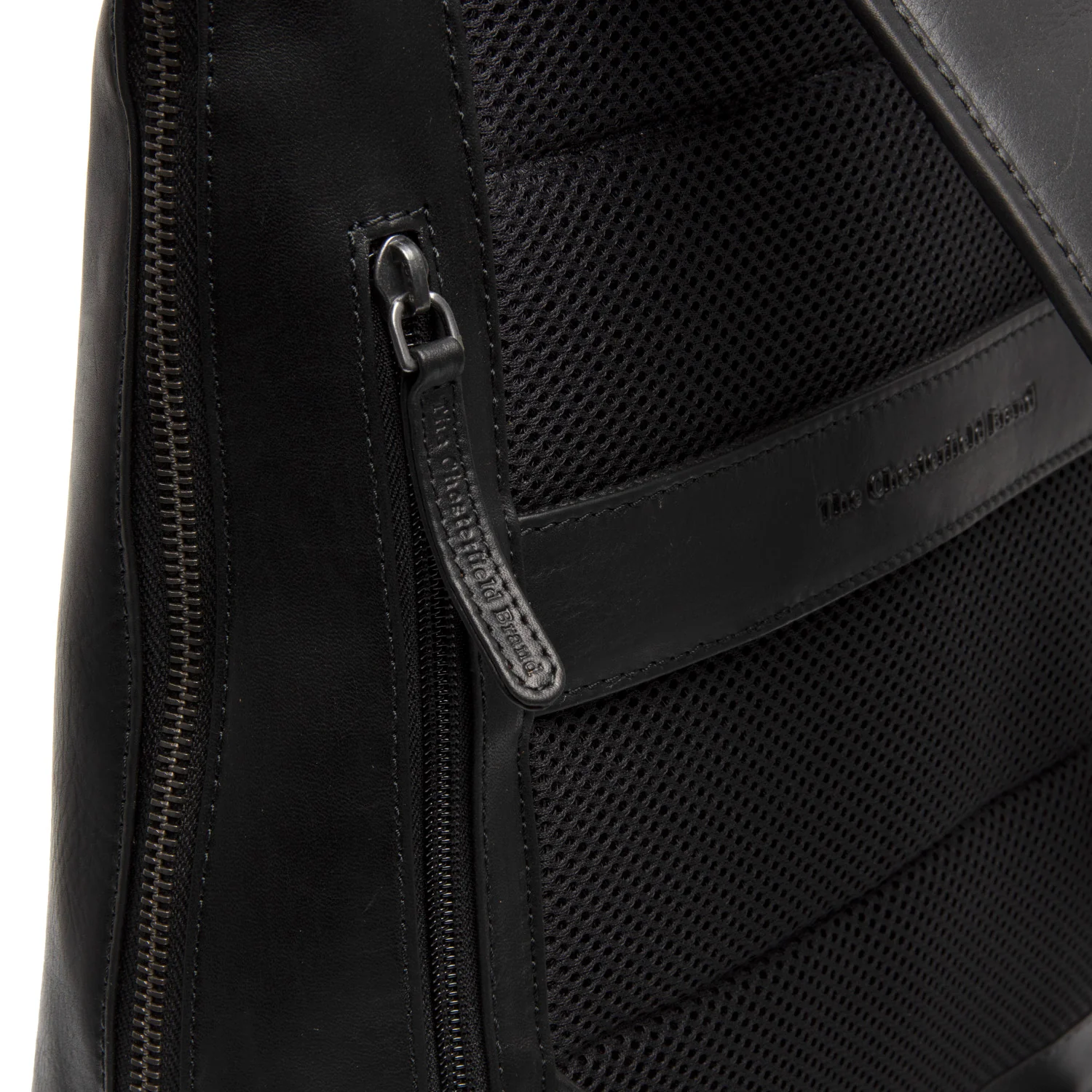 Leather Laptop Backpack Black Filmore - Image 5
