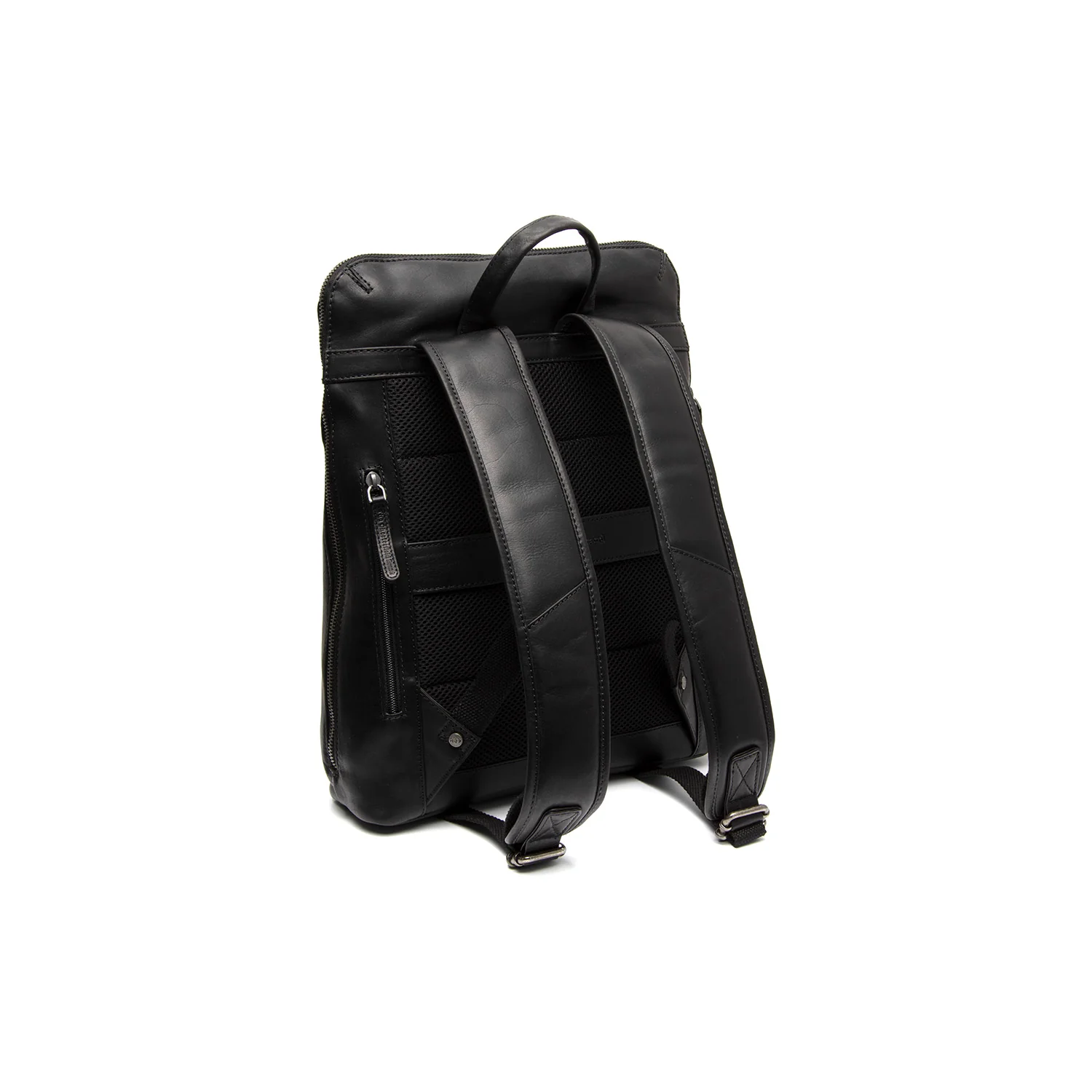 Leather Laptop Backpack Black Filmore - Image 7