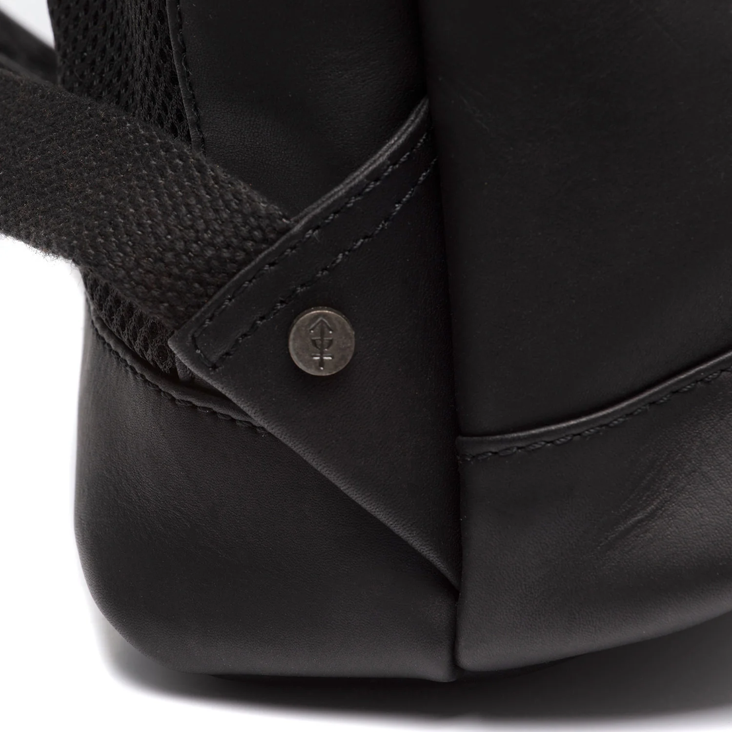 Leather Laptop Backpack Black Larsson - Image 7