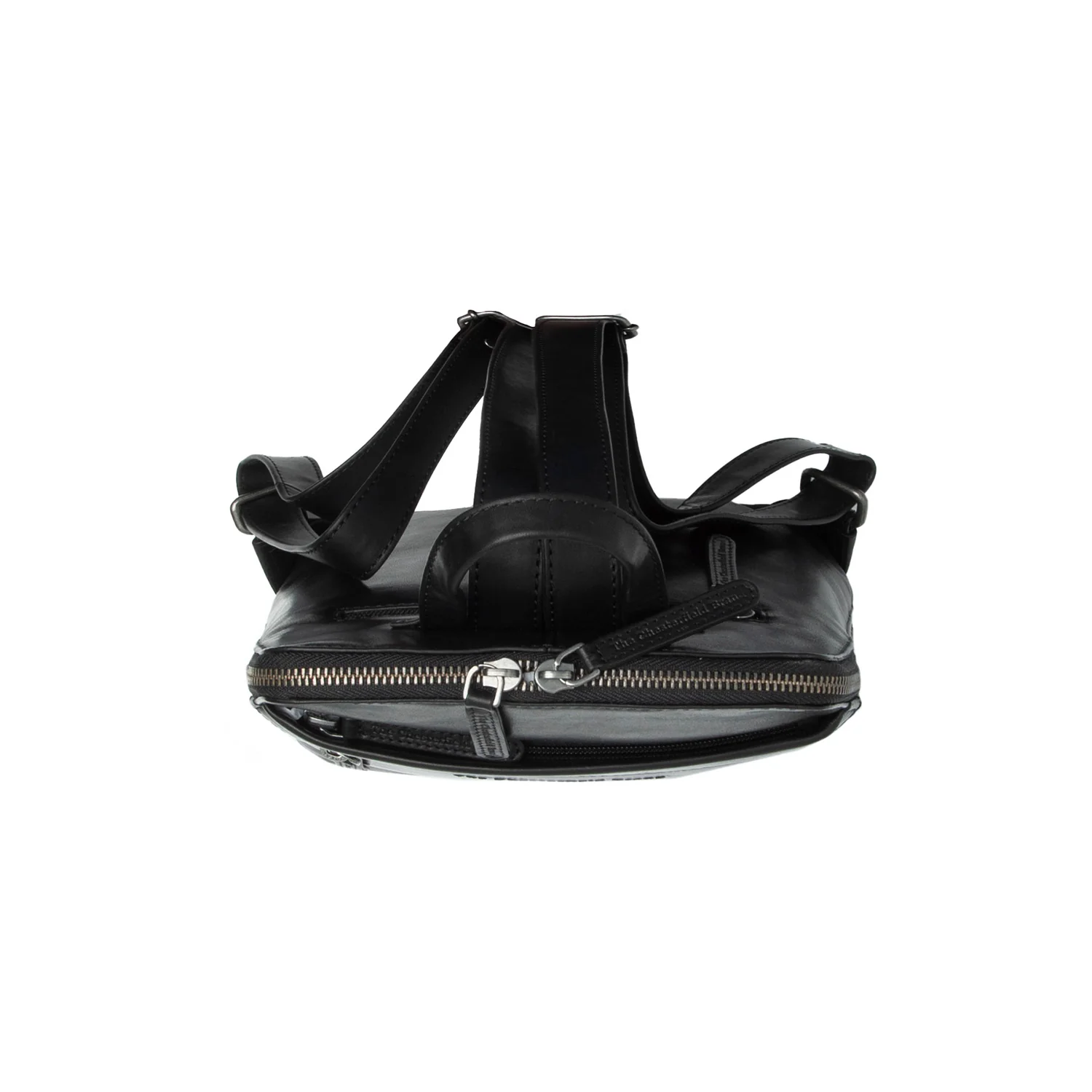 Leather Backpack Black Linford - Image 3