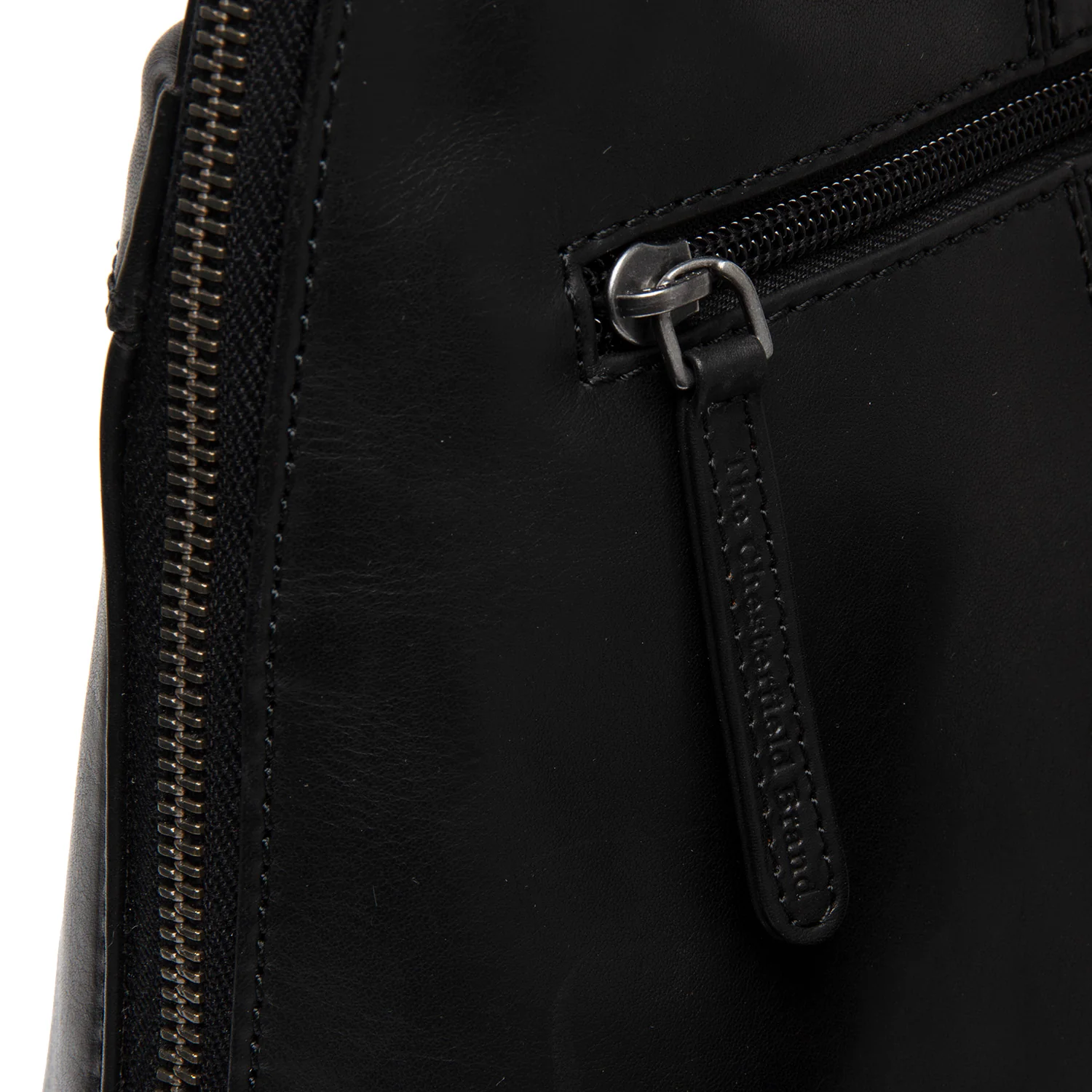 Leather Backpack Black Linford - Image 5