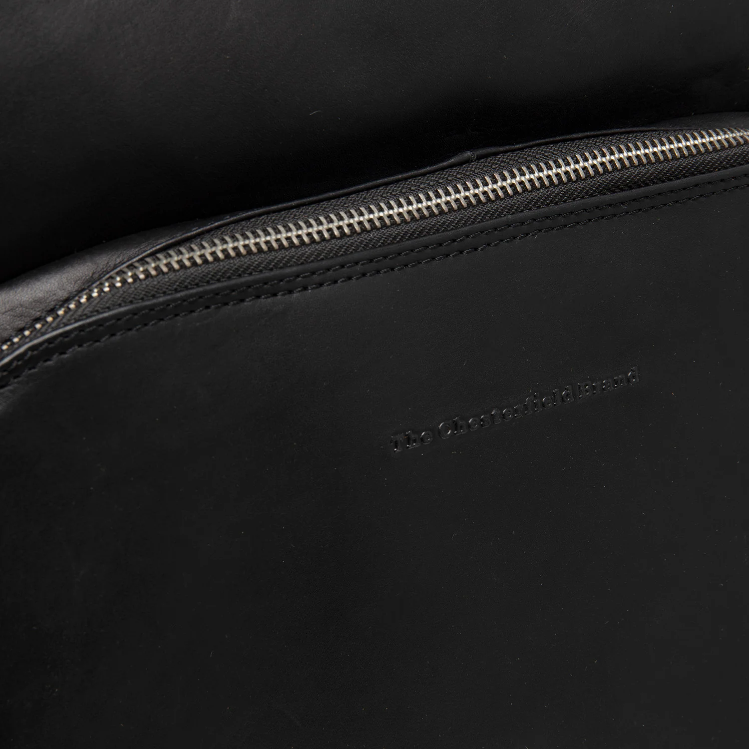 Leather Laptop Backpack Black Nicola - Image 5