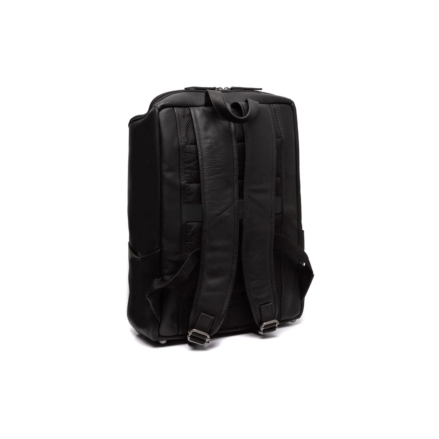 Leather Laptop Backpack Black Rich - Image 10