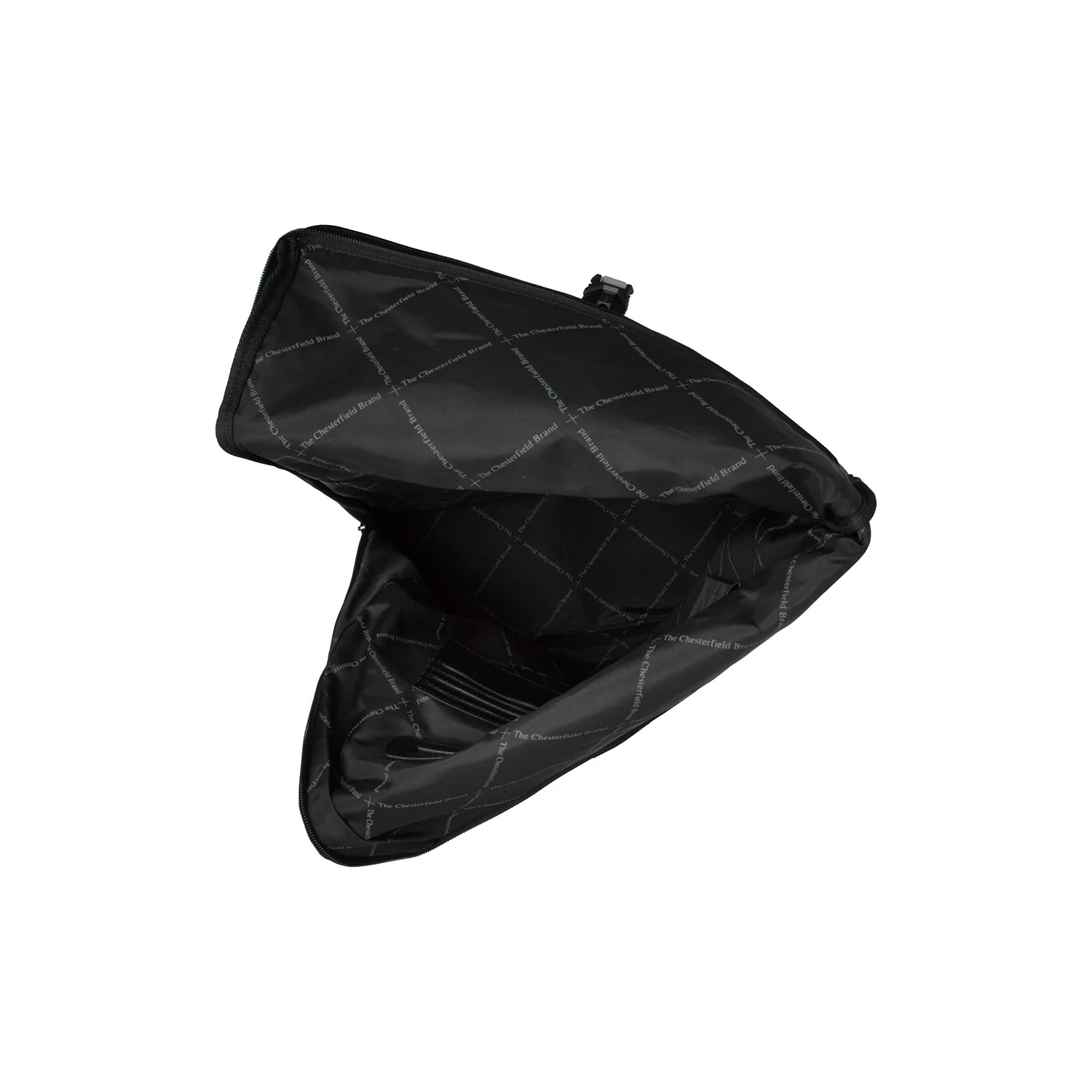 Leather Laptop Backpack Black Savona - Image 6