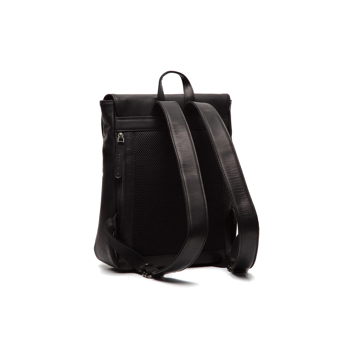 Leather Backpack Black Vermont - Image 6