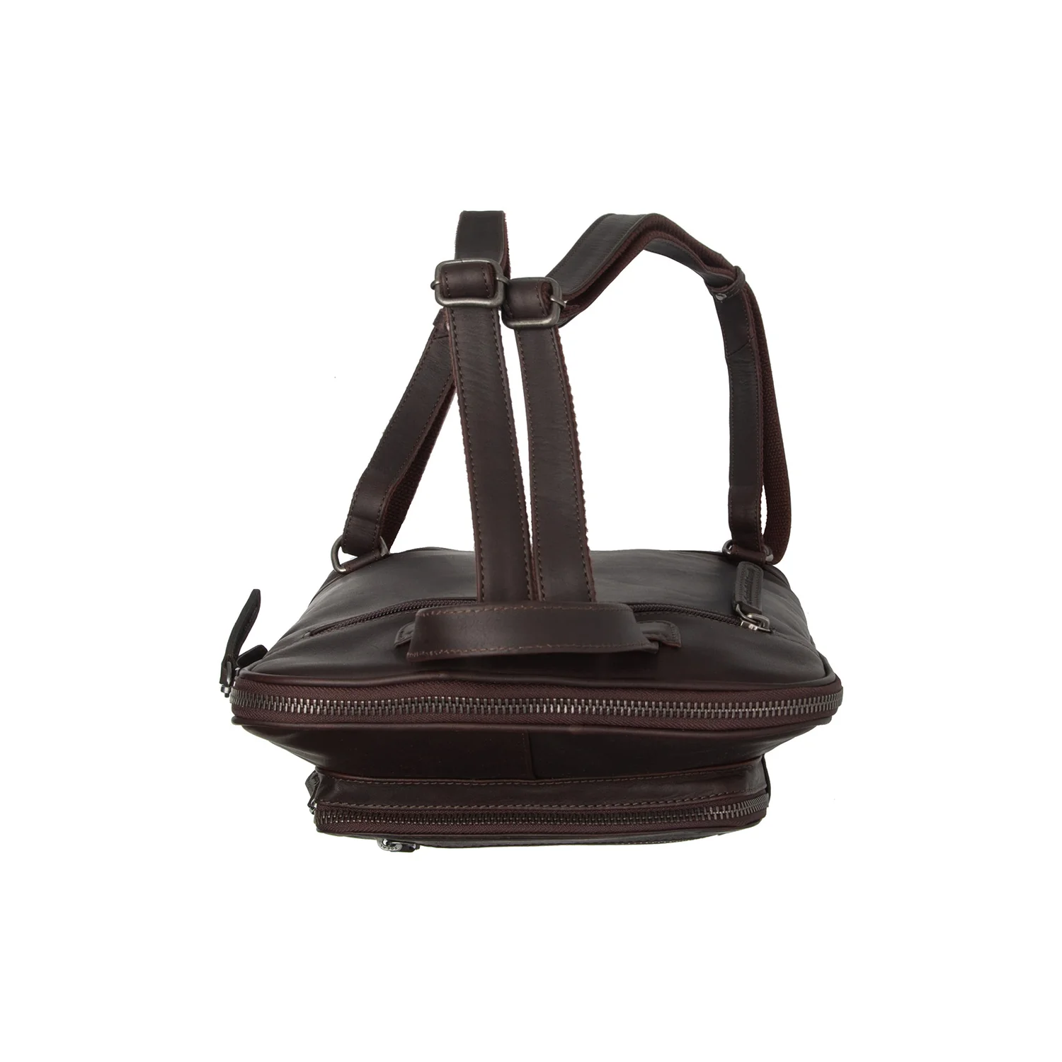 Leather Backpack Brown Floran - Image 3