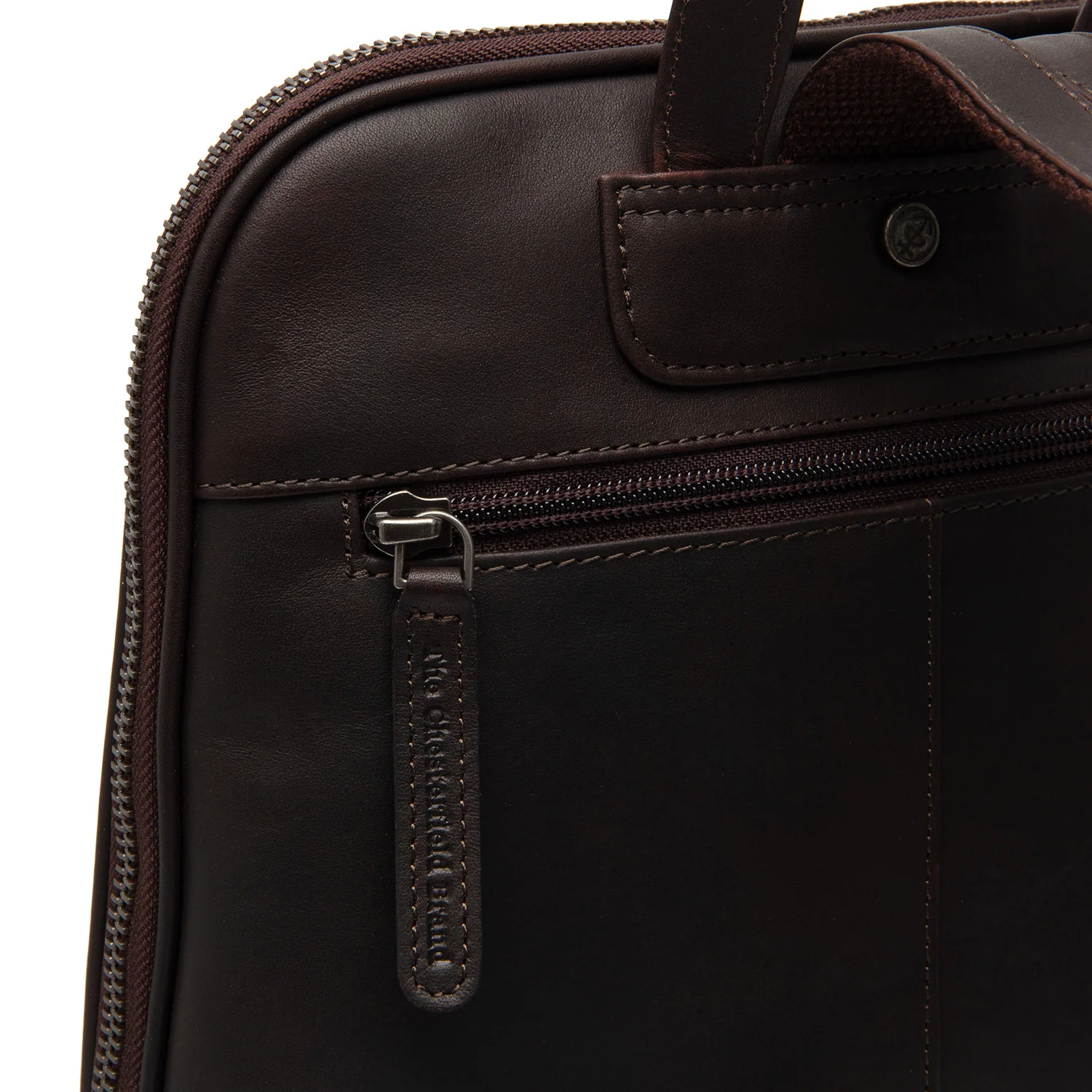 Leather Backpack Brown Floran - Image 5