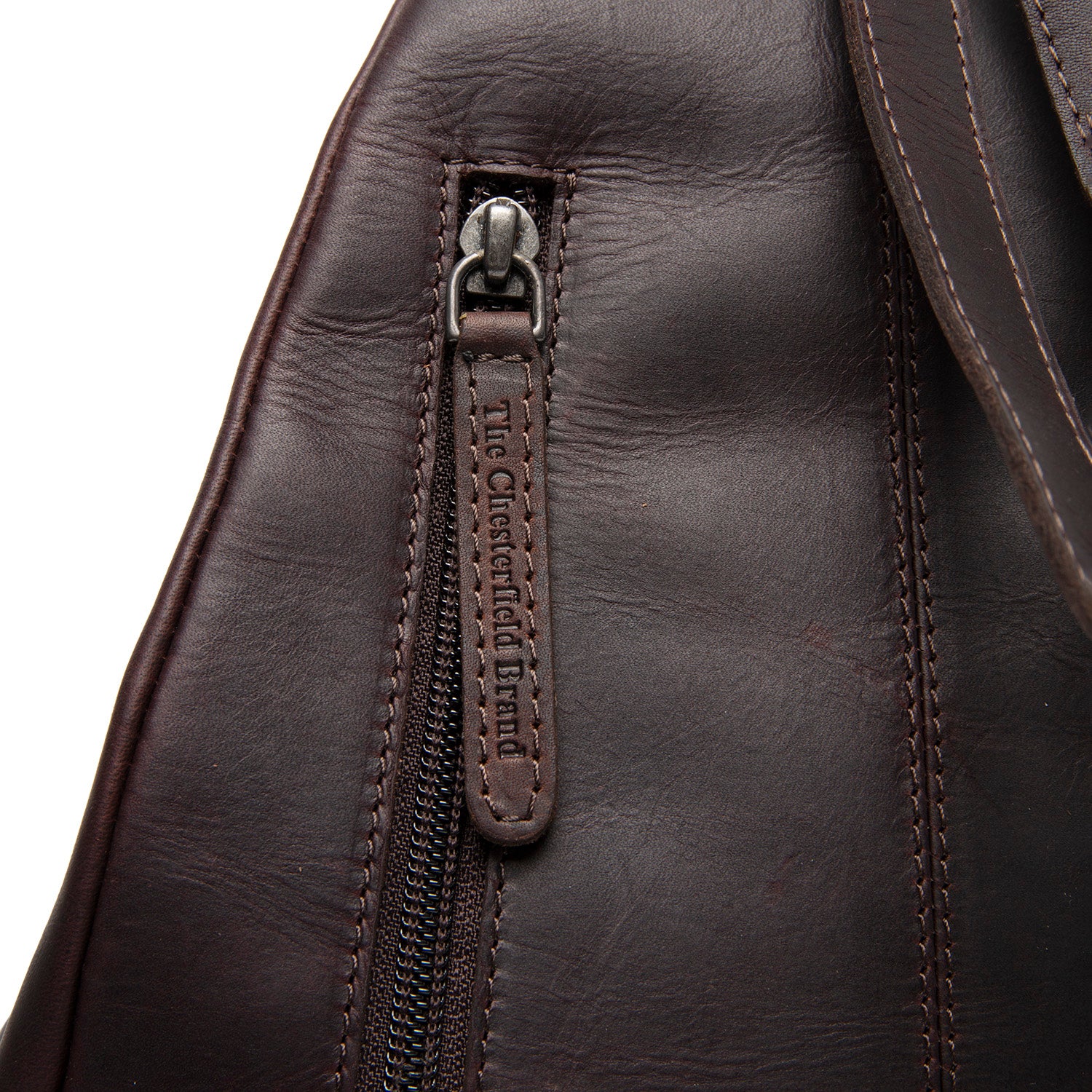 Leather Backpack Brown Howard - Image 4