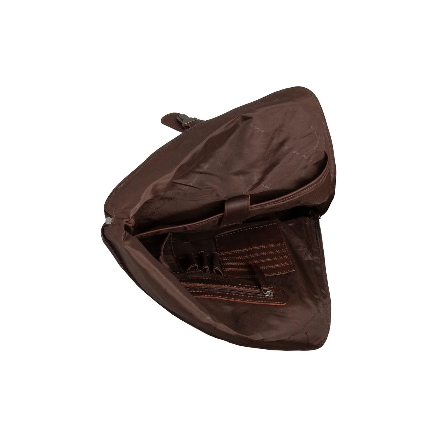 Leather Laptop Backpack Brown Larsson - Image 4