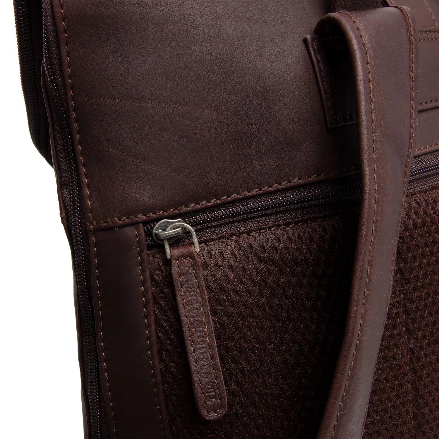 Leather Laptop Backpack Brown Larsson - Image 5