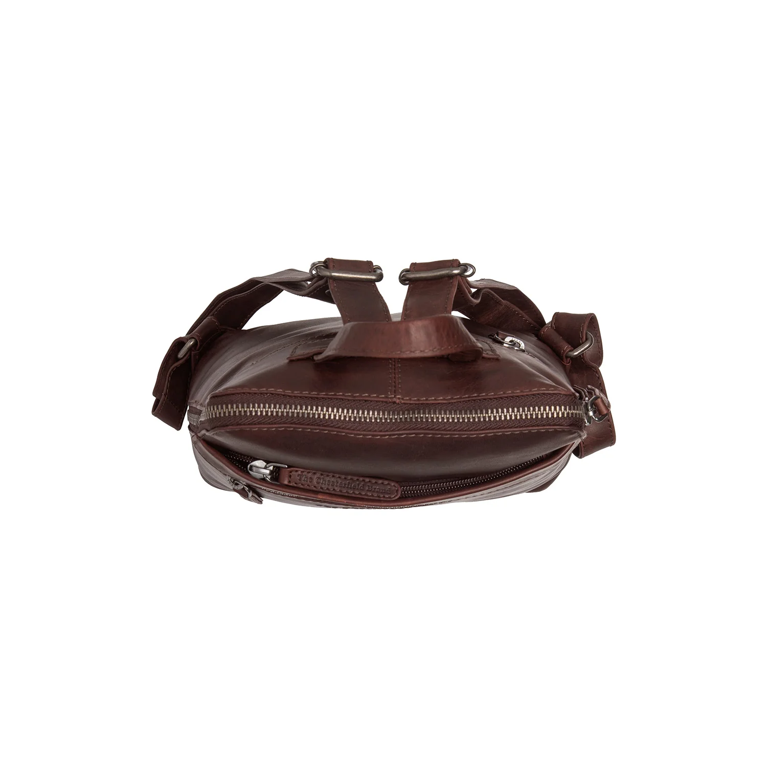 Leather Backpack Brown Linford - Image 5