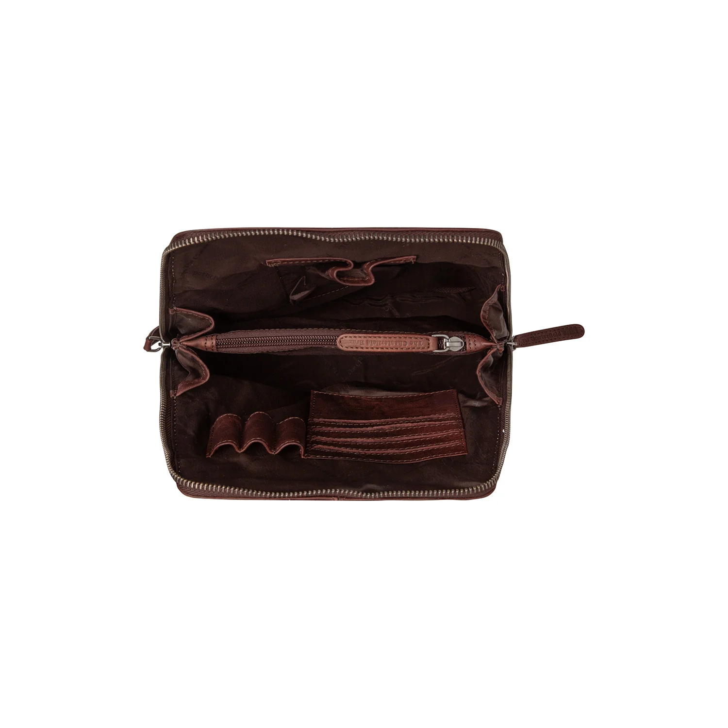 Leather Backpack Brown Linford - Image 6