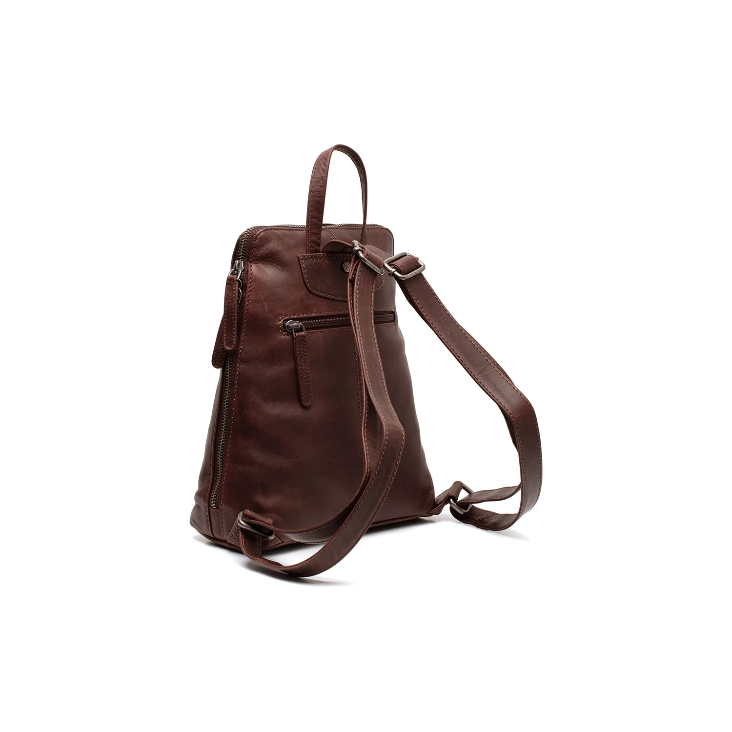 Leather Backpack Brown Linford - Image 8