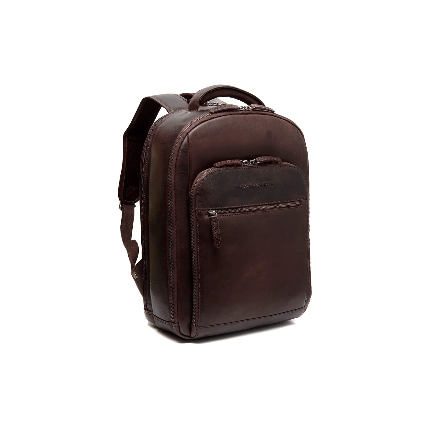 Leather Laptop Backpack Brown Maggiore