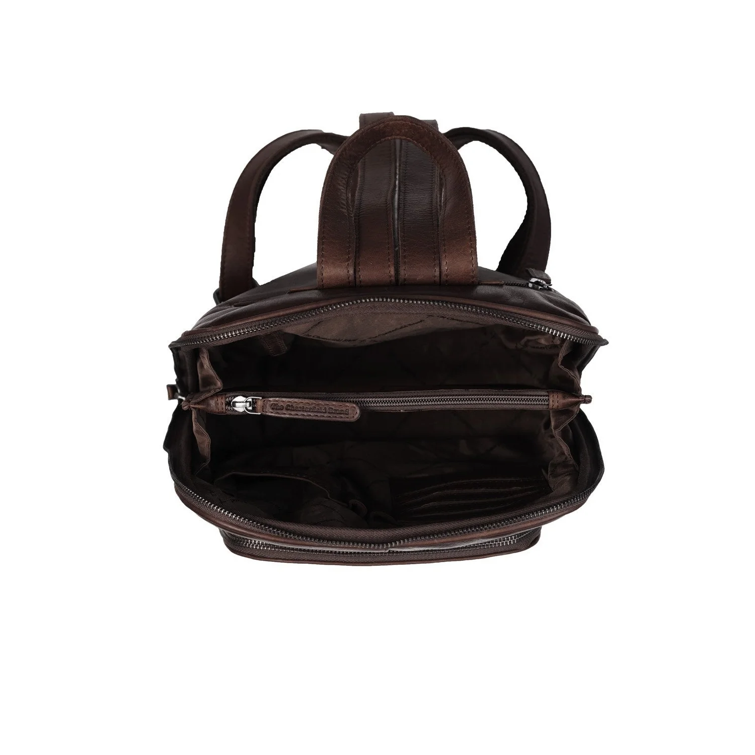 Leather Backpack Brown Naomi - Image 2