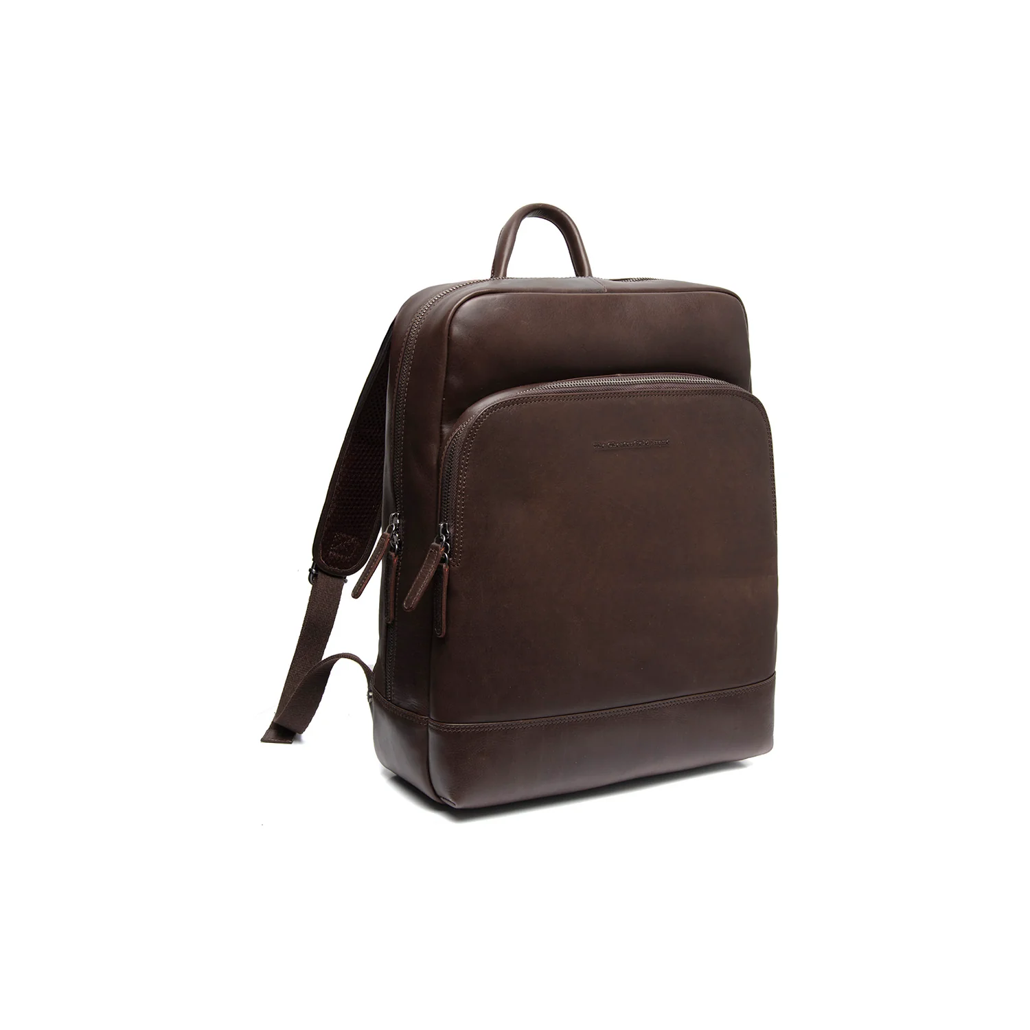 Leather Laptop Backpack Brown Nicola