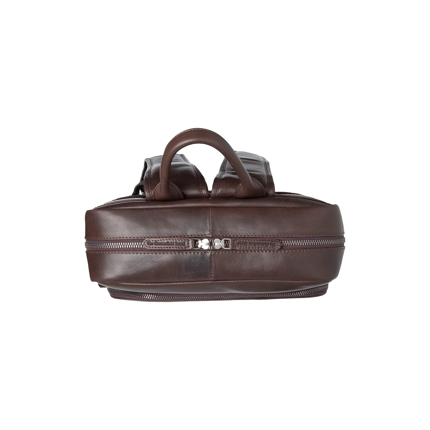 Leather Laptop Backpack Brown Nicola - Image 3
