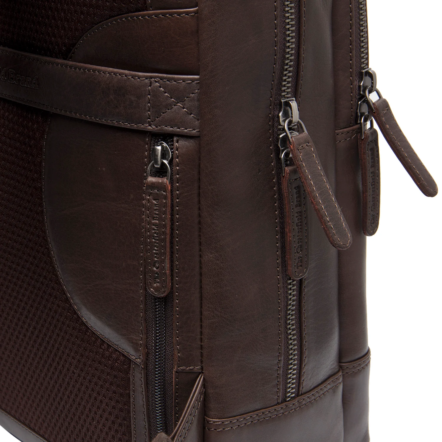 Leather Laptop Backpack Brown Nicola - Image 5