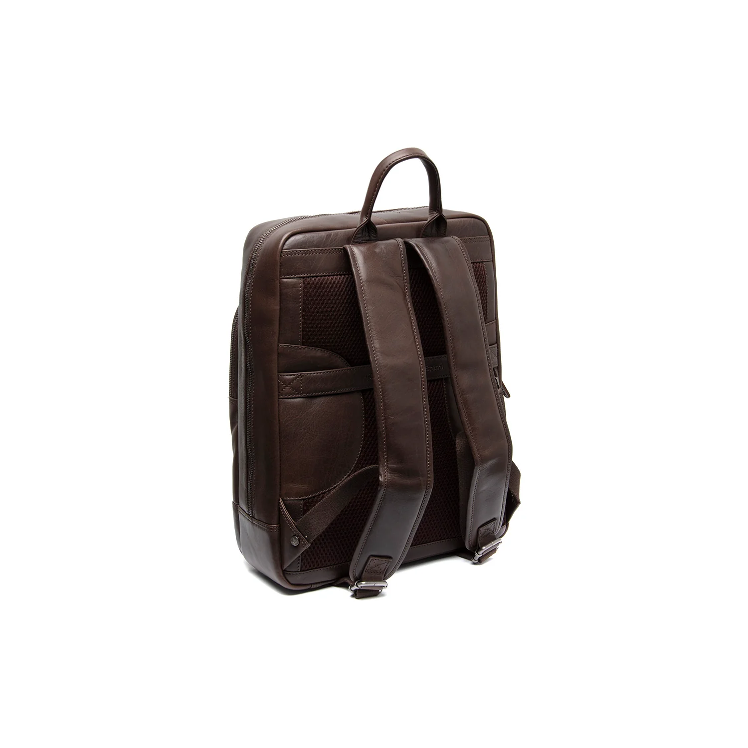 Leather Laptop Backpack Brown Nicola - Image 7