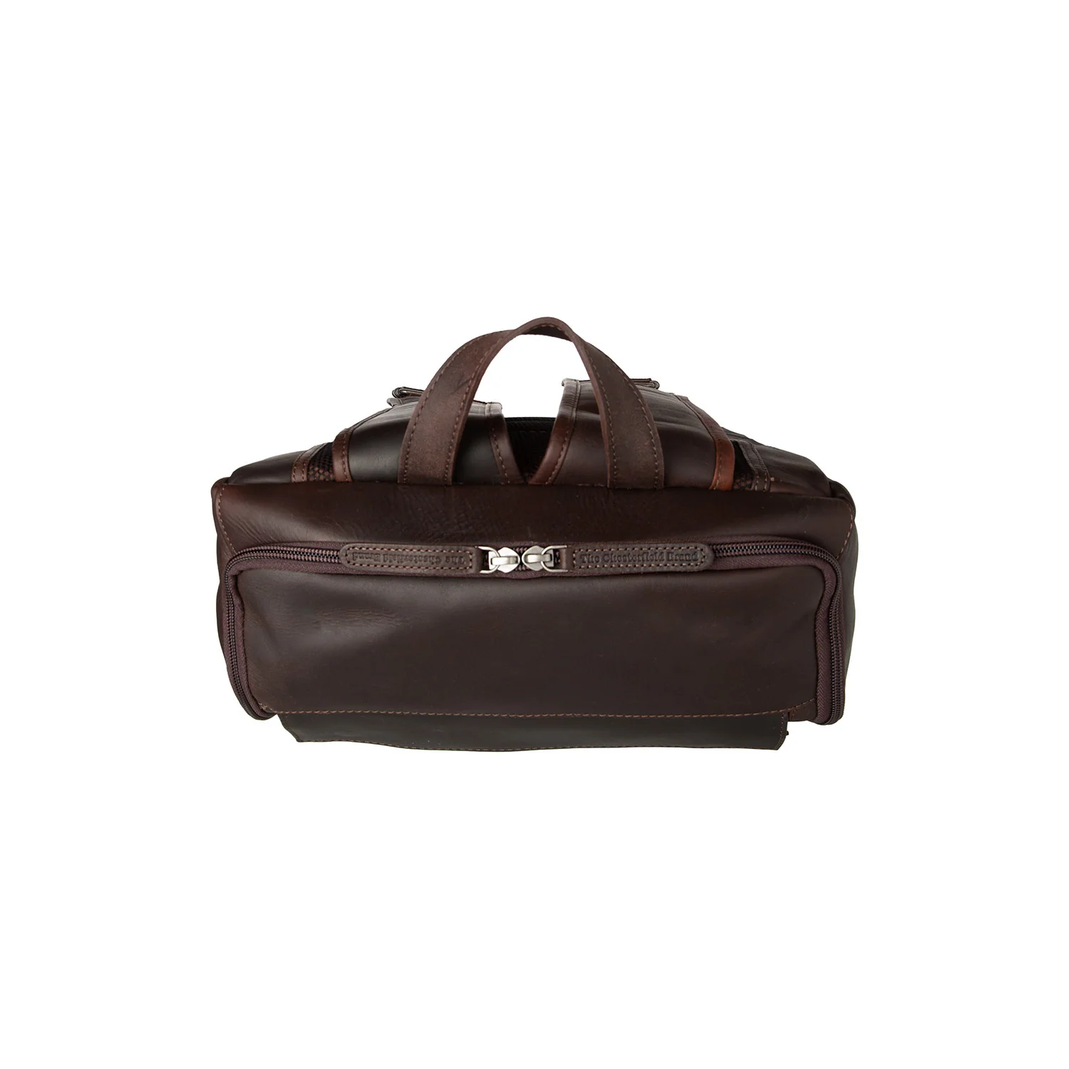 Leather Laptop Backpack Brown Rich - Image 3