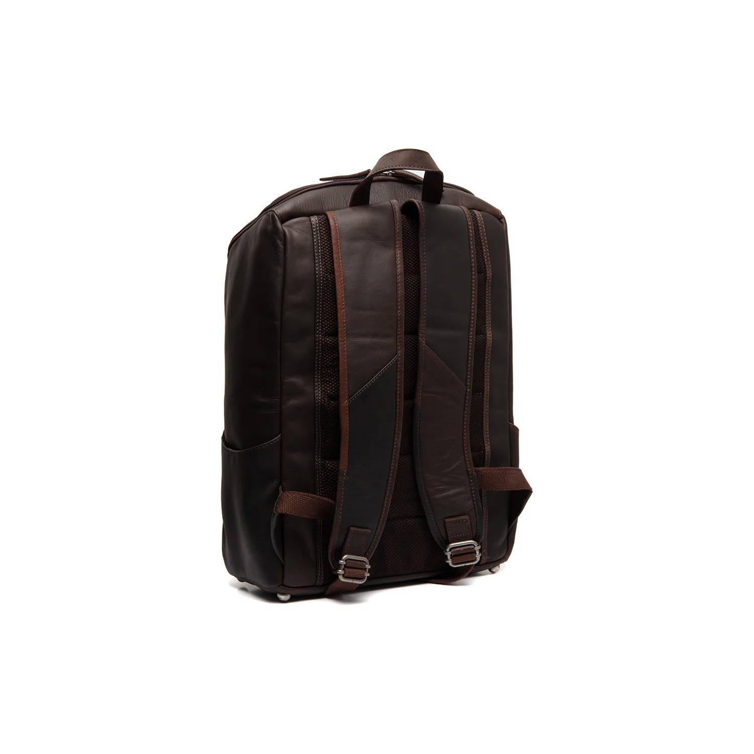 Leather Laptop Backpack Brown Rich - Image 7