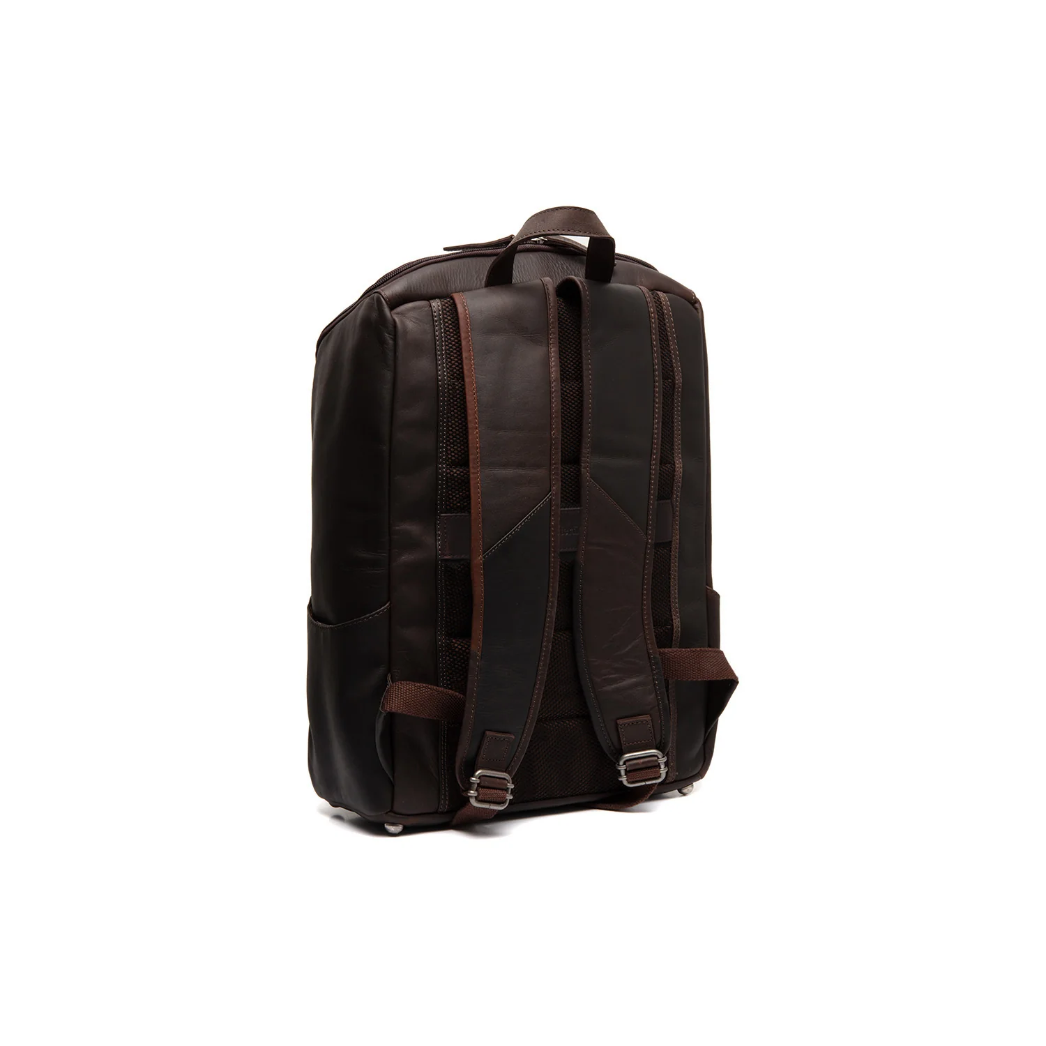 Leather Laptop Backpack Brown Rich - Image 8