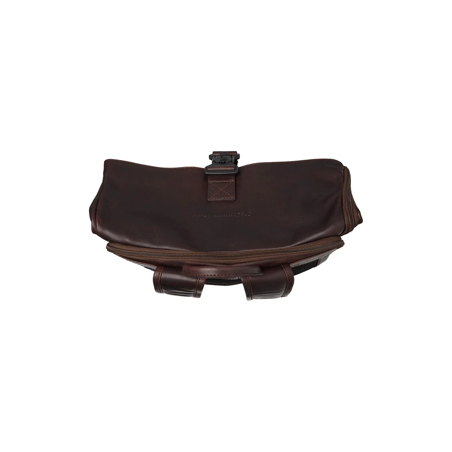 Leather Laptop Backpack Brown Savona - Image 6
