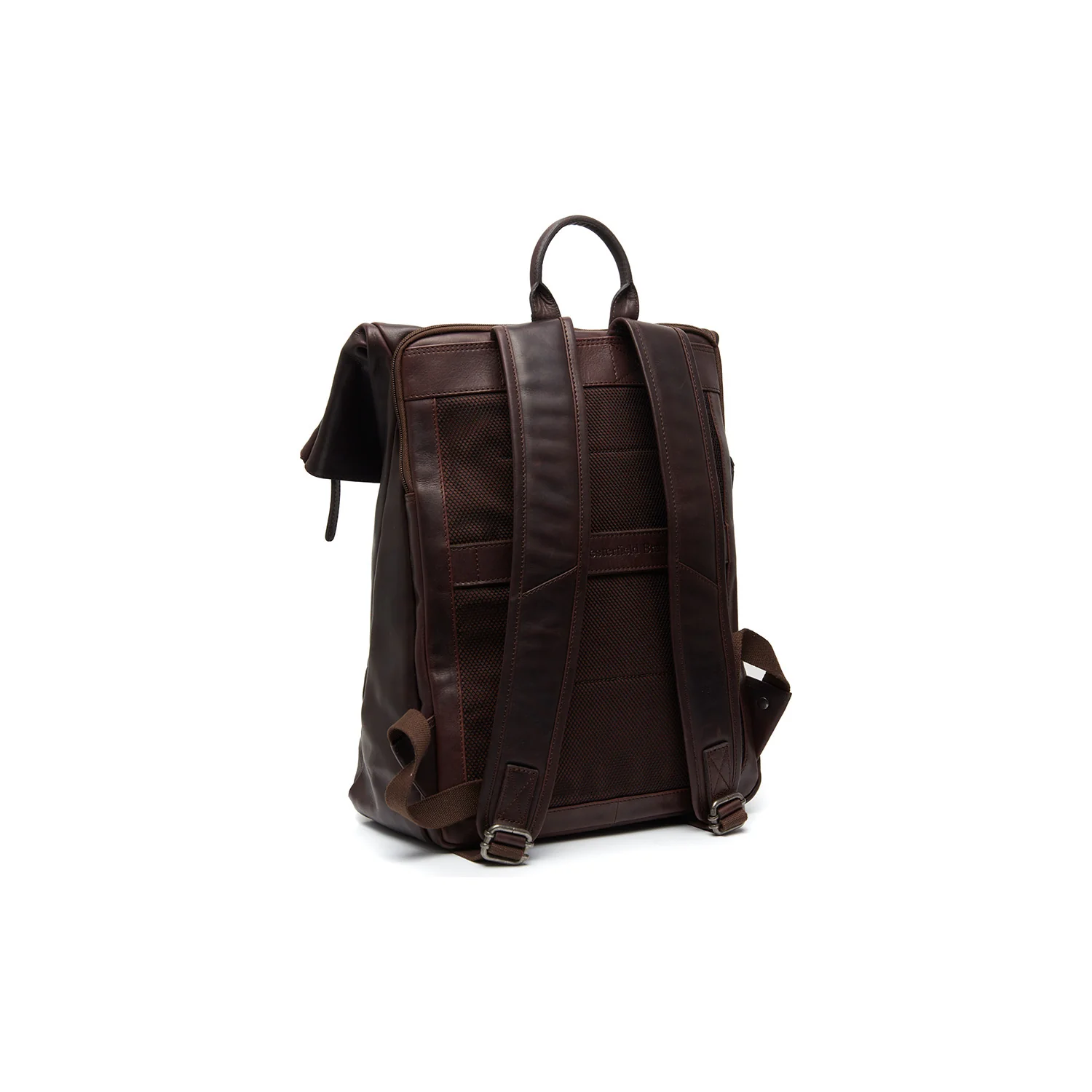 Leather Laptop Backpack Brown Savona - Image 7