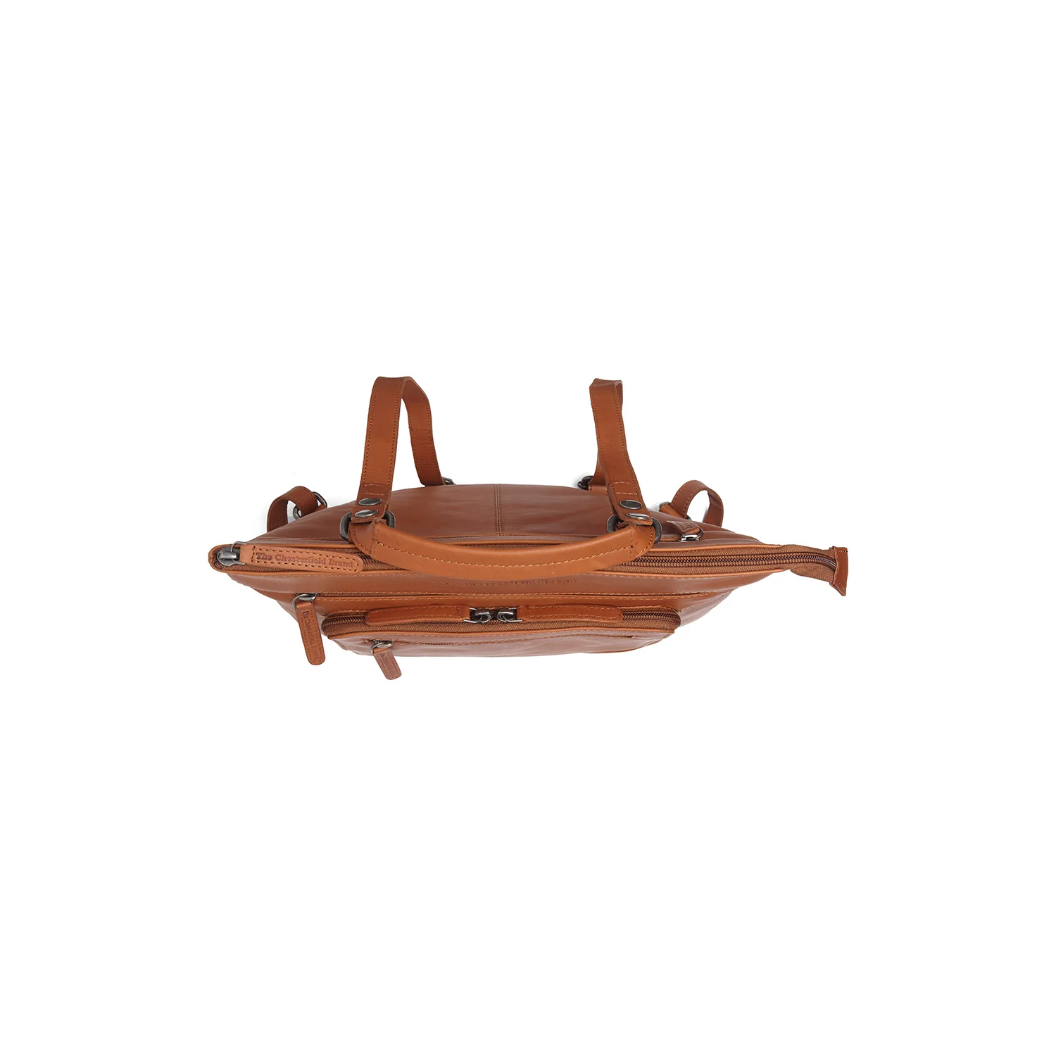 Leather Laptop Backpack Cognac Caldero - Image 4
