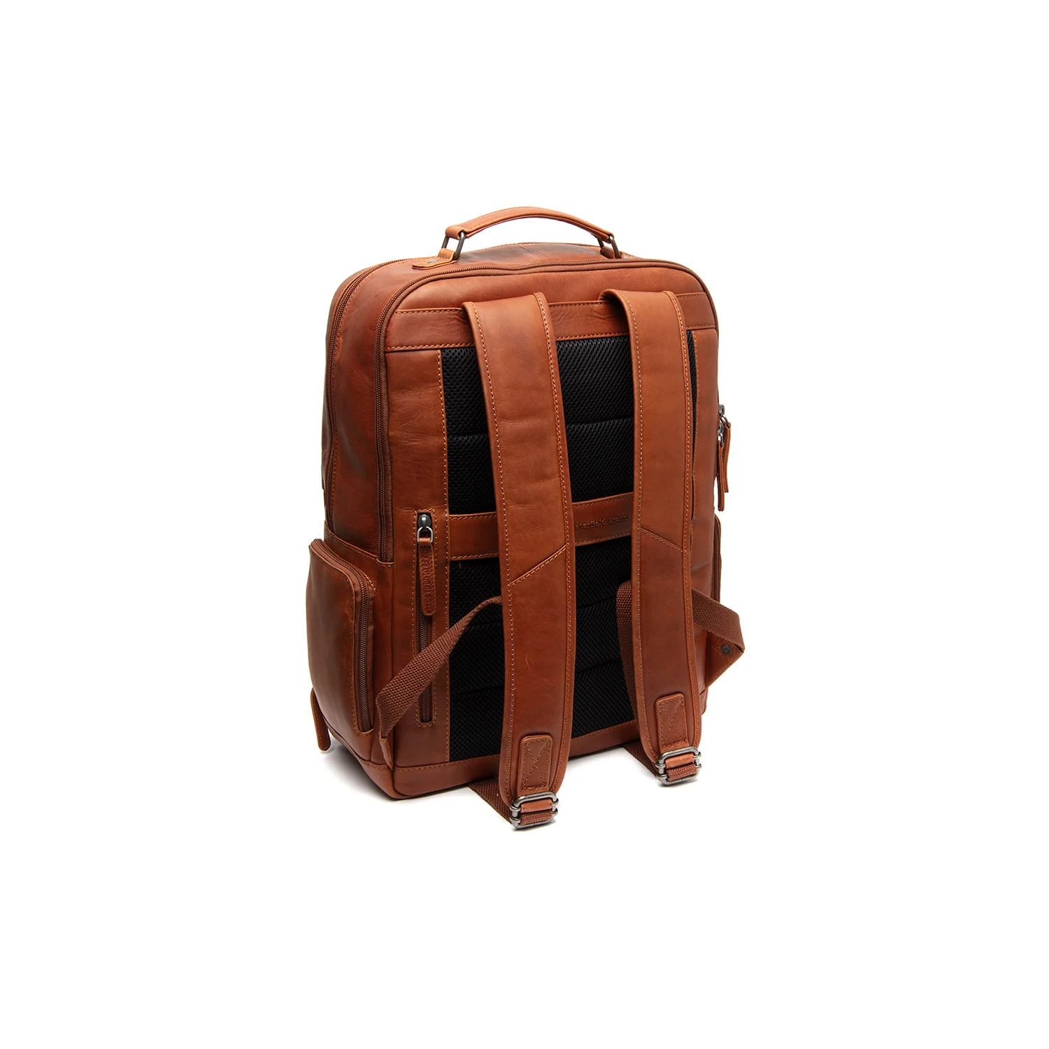 Leather Laptop Backpack Cognac Lennox - Image 8