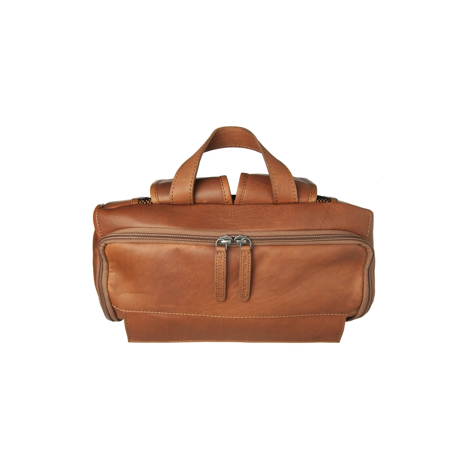 Leather Laptop Backpack Cognac Rich - Image 7