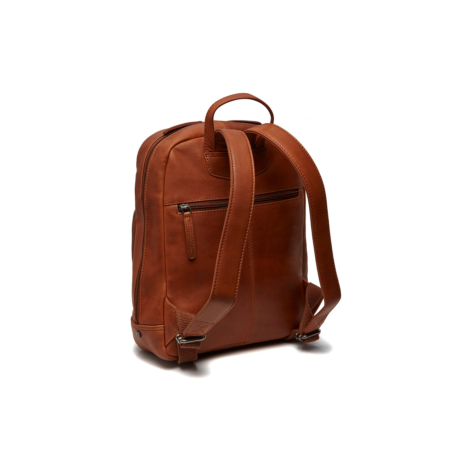 Leather Backpack Cognac Santana - Image 8