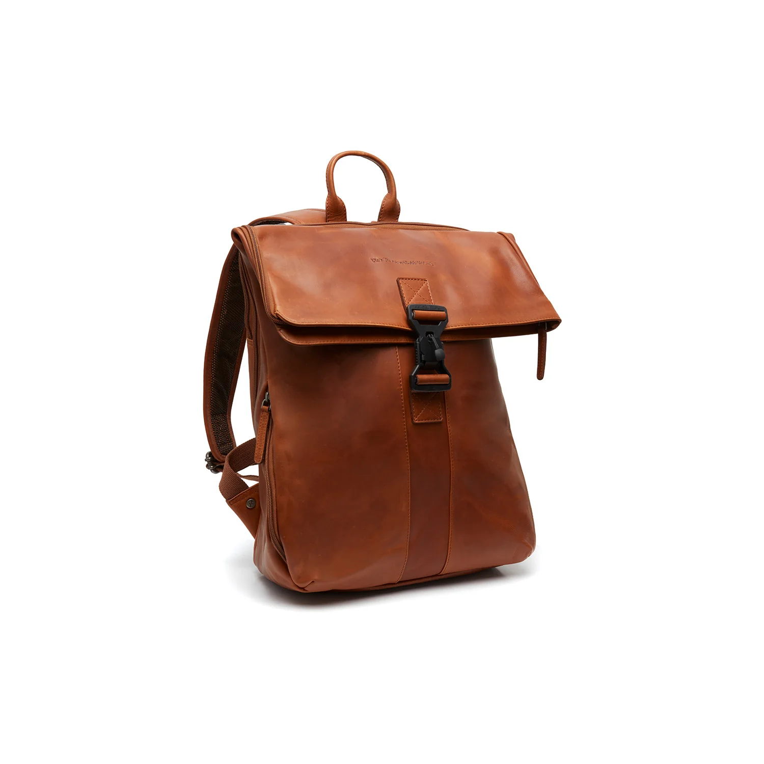 Leather Laptop Backpack Cognac Savona