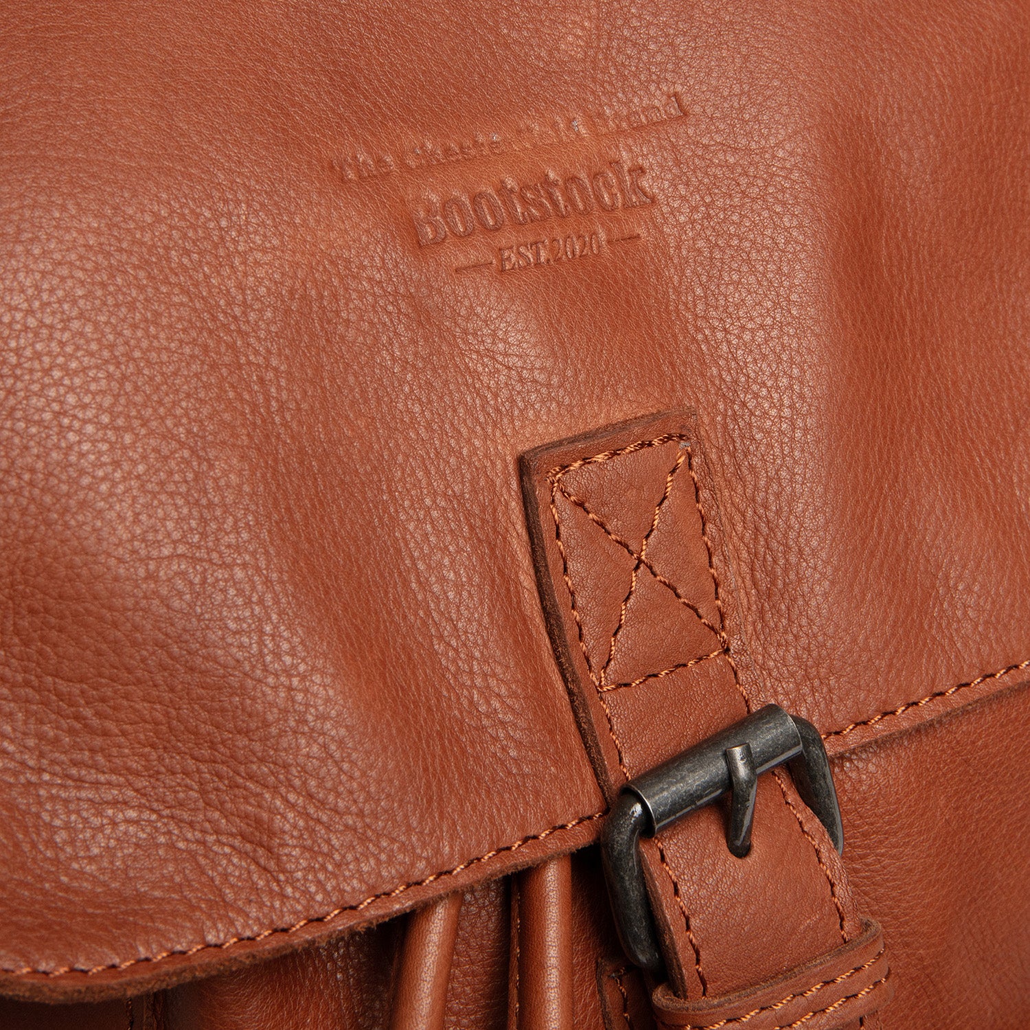 Leather Backpack Cognac Westwick - Image 5