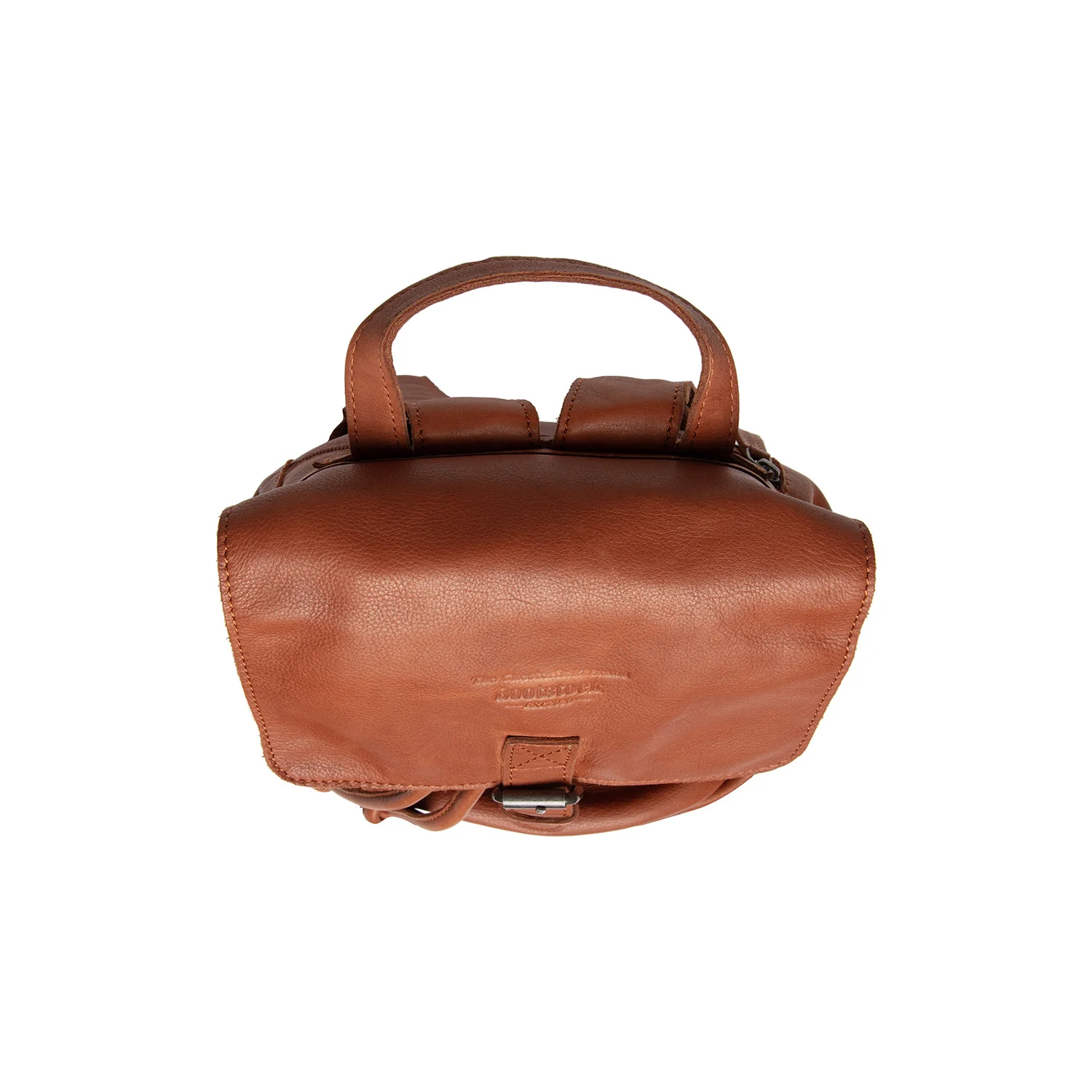 Leather Backpack Cognac Westwick - Image 6