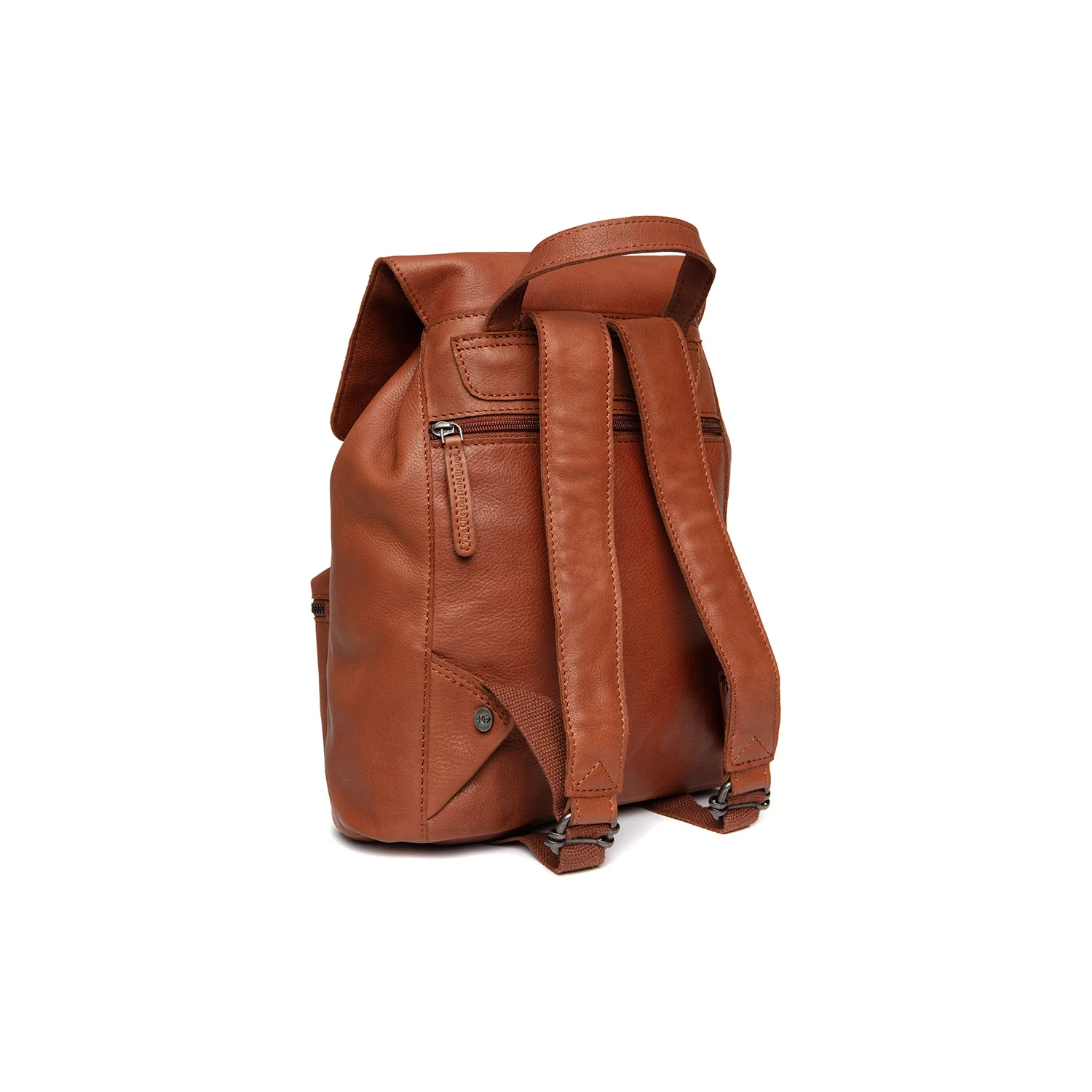 Leather Backpack Cognac Westwick - Image 8
