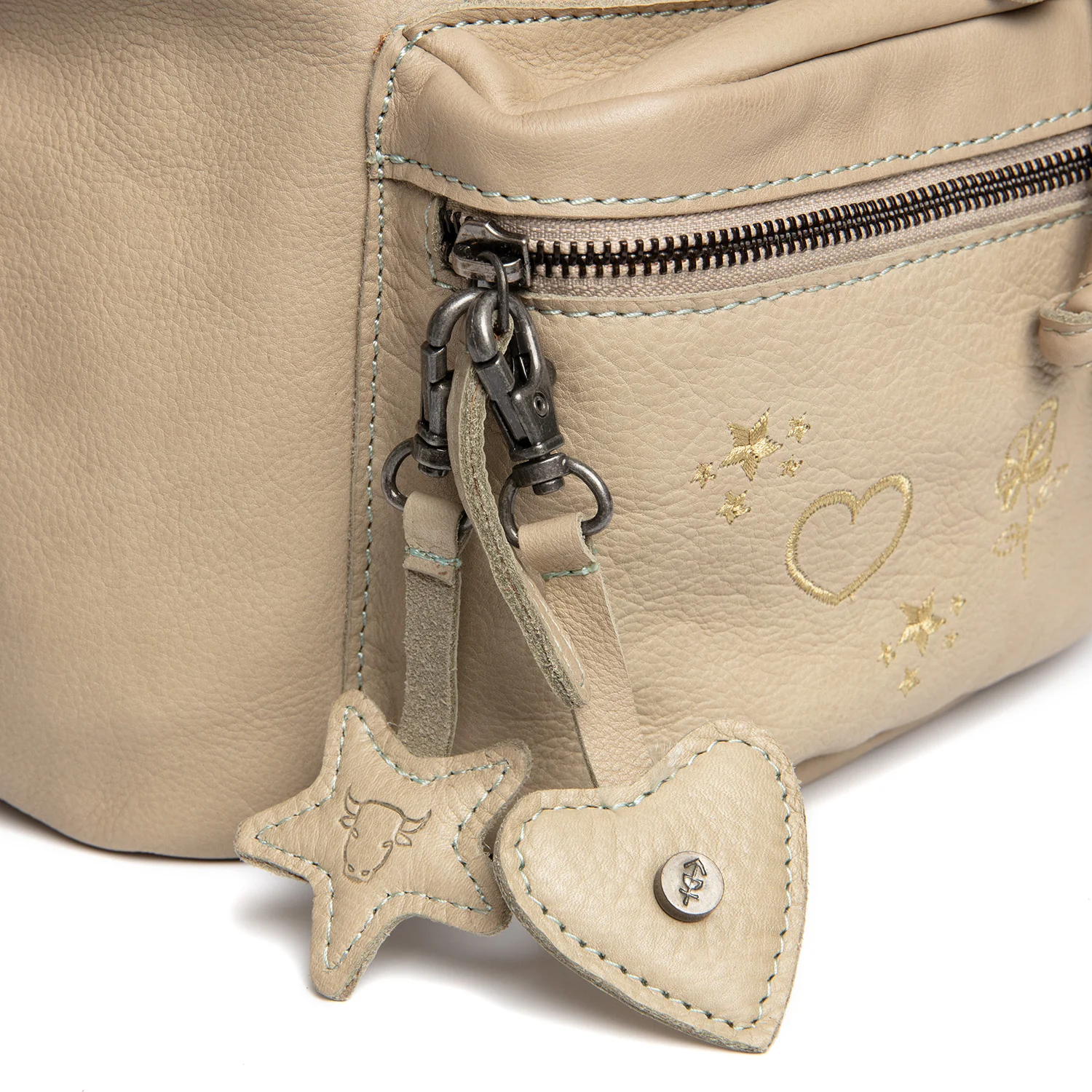 Leather Backpack Ocean Green Westwick - Image 4